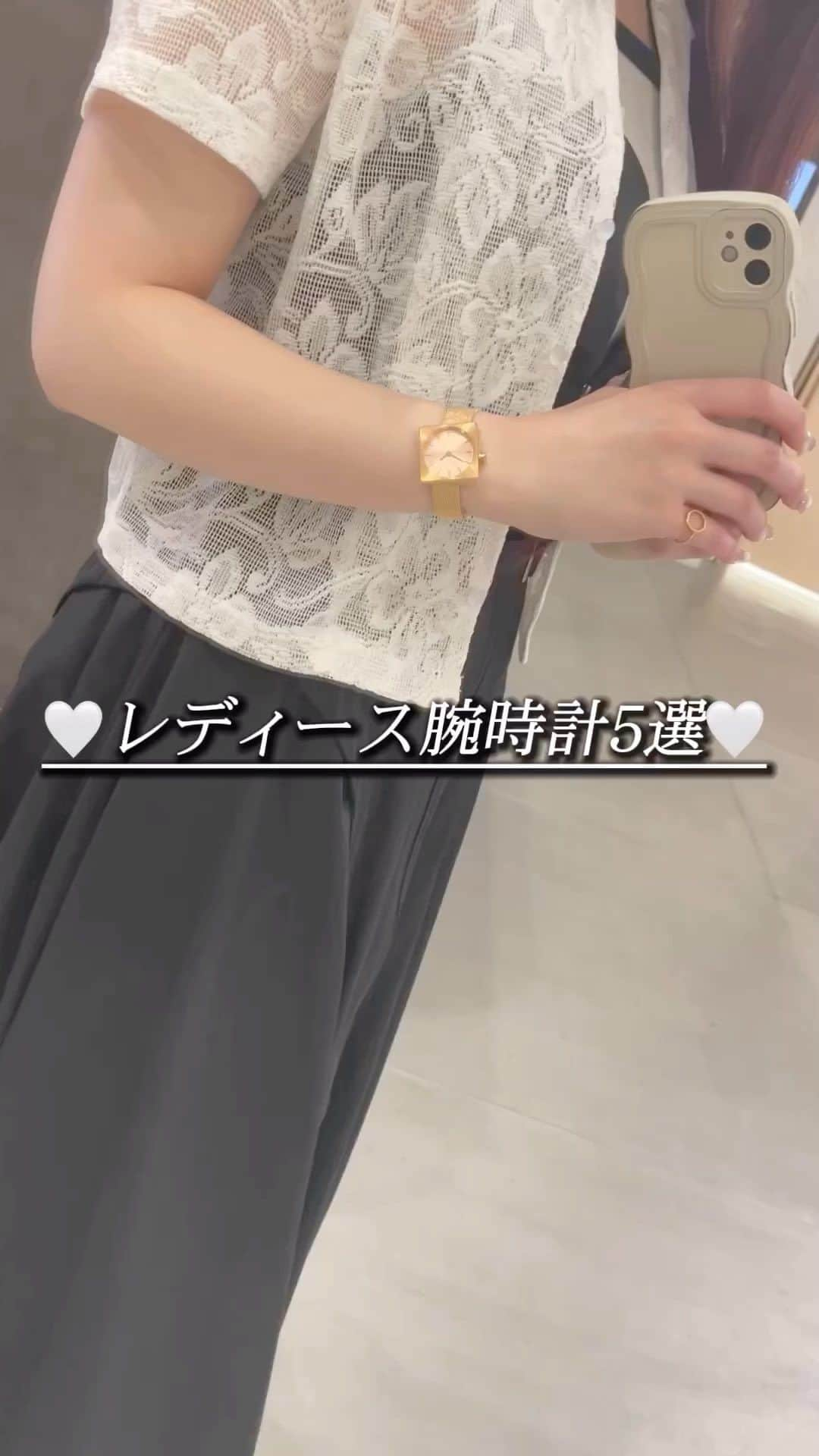 klasse14_japanofficialのインスタグラム：「レディース腕時計⌚️💕」