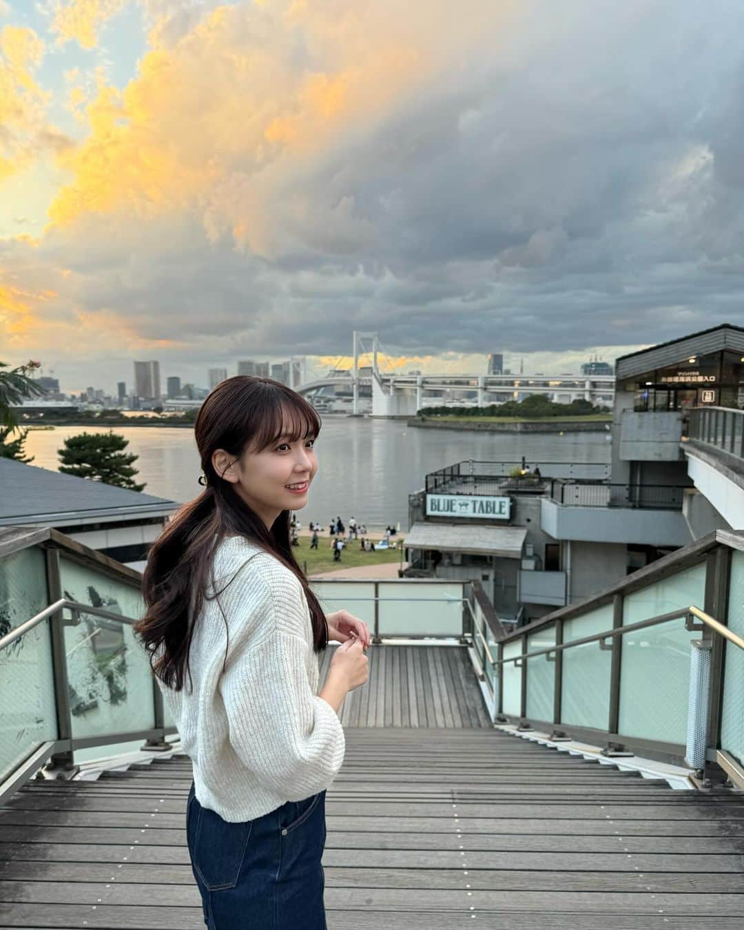 宮崎由加さんのインスタグラム写真 - (宮崎由加Instagram)「良い季節🍂👨🏻‍🌾🧣 ⁡ 私の東京の好きな場所上位にお台場が入ってくる みんなはどこが好きーー？ ⁡ #赤羽橋もすき ⁡」10月28日 12時01分 - yuka_miyazaki.official