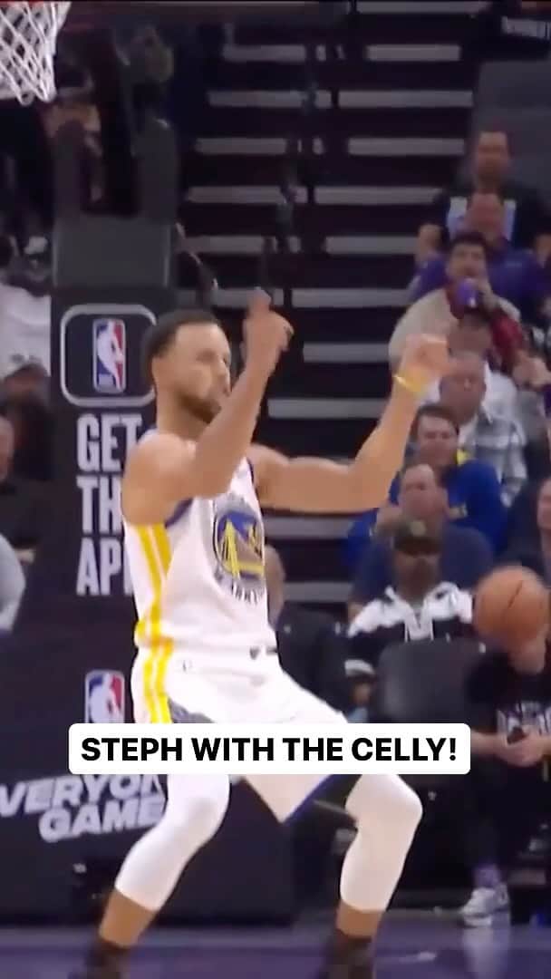 ゴールデンステート・ウォリアーズのインスタグラム：「Four-point play and an elite celebration 😤」