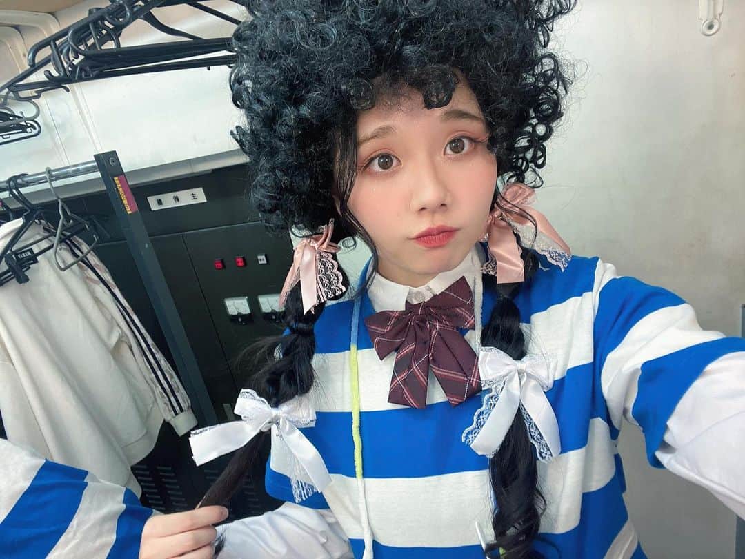 のインスタグラム：「#ハミ音　アーカイブ配信は今日までです！！ 私のアフロ姿観れるのは、この先無いかも！ 見逃さないでね！」