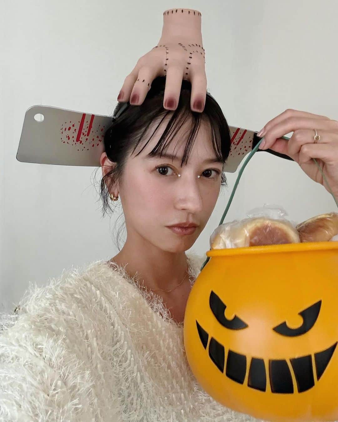 松本恵奈さんのインスタグラム写真 - (松本恵奈Instagram)「こんにちは。今日もハロウィン🎃👻 今月、ほぼ毎週ハロウィンパーティーしてる気がします。笑 来年は私も仮装しようかな😂 #halloween #ハロウィン #homeparty」10月28日 13時38分 - ena1123
