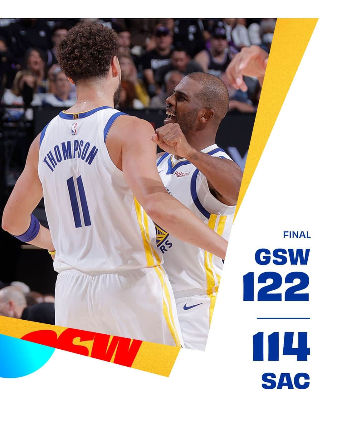 ゴールデンステート・ウォリアーズのインスタグラム：「Dubs got it DONE.」