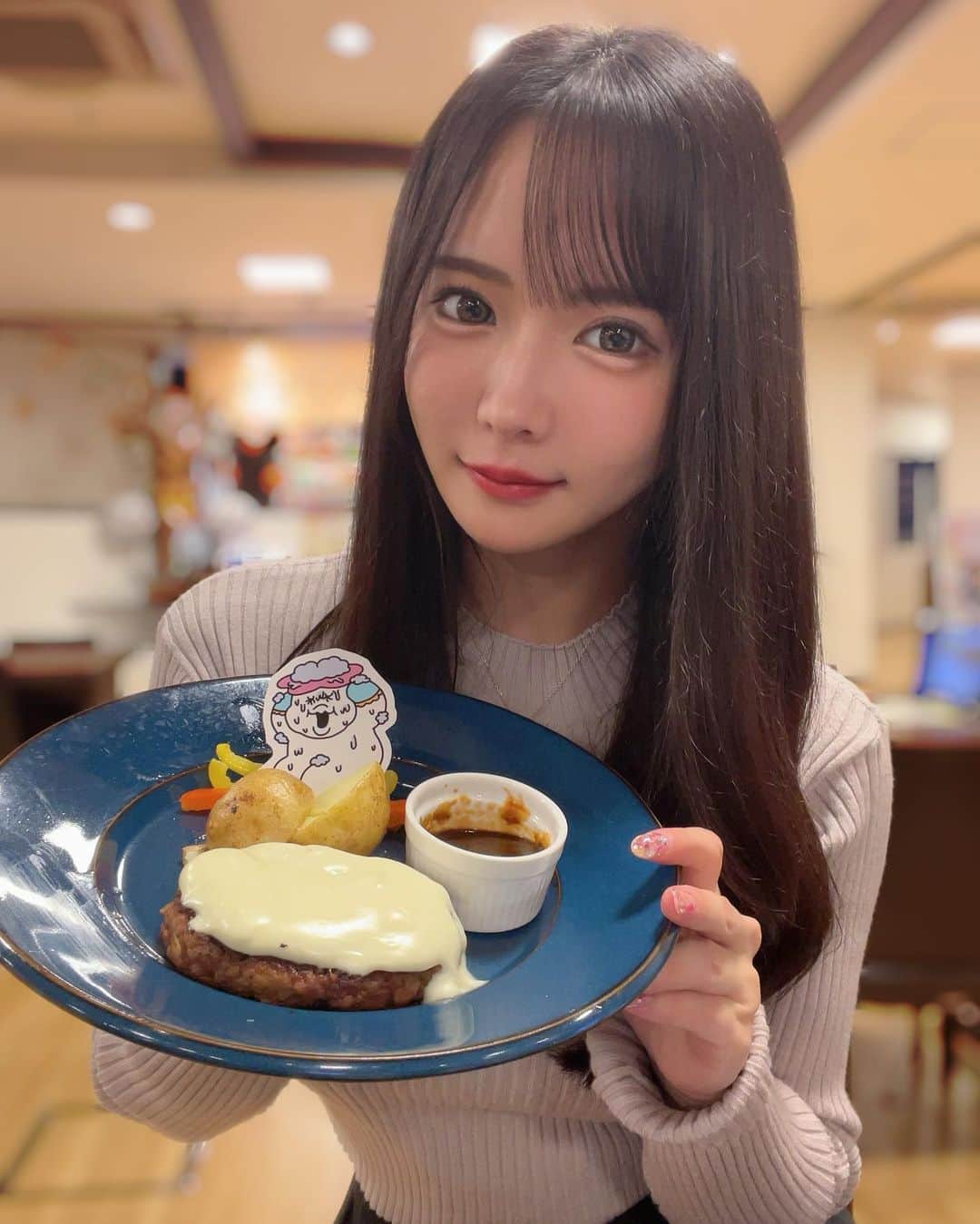 のインスタグラム：「んぽちゃむ〜　#んぽちゃむ #きみまろ #推し活 #天然温泉極楽湯 #selfie」