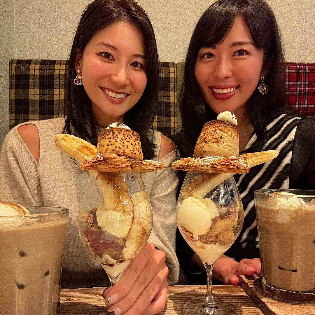 杉山美帆さんのインスタグラム写真 - (杉山美帆Instagram)「みなせちゃんと定例会🫶🏻　@i_am_minase  ベトナム料理サクッと食べて2次会？のカフェ🥰 あっという間に4時間経ってた🤣🤣🤣🫶🏻 ずっと喋ってたなあ😮‍💨楽しかった🥺  #みなせちゃんのプリン大きくてうらやま😇 #プリン #バイトするならエントリー #zenken #myアセット」10月28日 14時54分 - mih0_golf