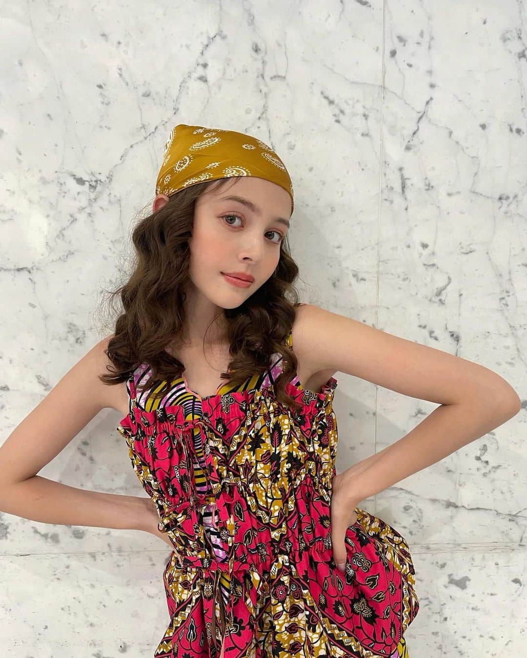 加藤ナナのインスタグラム：「SDGs FES in EDOGAWA supported by TGC ありがとうございました♡  天気が良くてぽかぽかで イベント日和だったな〜☺️☀️  民族衣装をモチーフにした お洋服を着たのも新鮮で 楽しかった✌️✨」