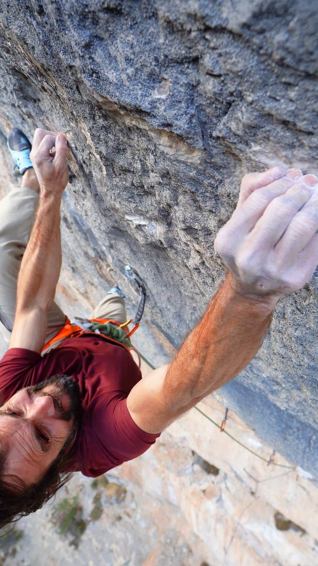 クリス・シャーマのインスタグラム：「SLEEPING LION  Watch the European premiere Saturday, November 11th at Teatre la Renaixença, Cornudella de Montsant during the @siuranaclimbingfestival.  “Working on this line, I’ve felt like this wild animal that I’ve had inside of me, it needed to be woken up,” says @chris_sharma. “The sleeping lion.”  Find more info at siuranaclimbingfestival.com.  🎥: @reelrock  #makeithappen #climbing #siuranaclimbingfestival」