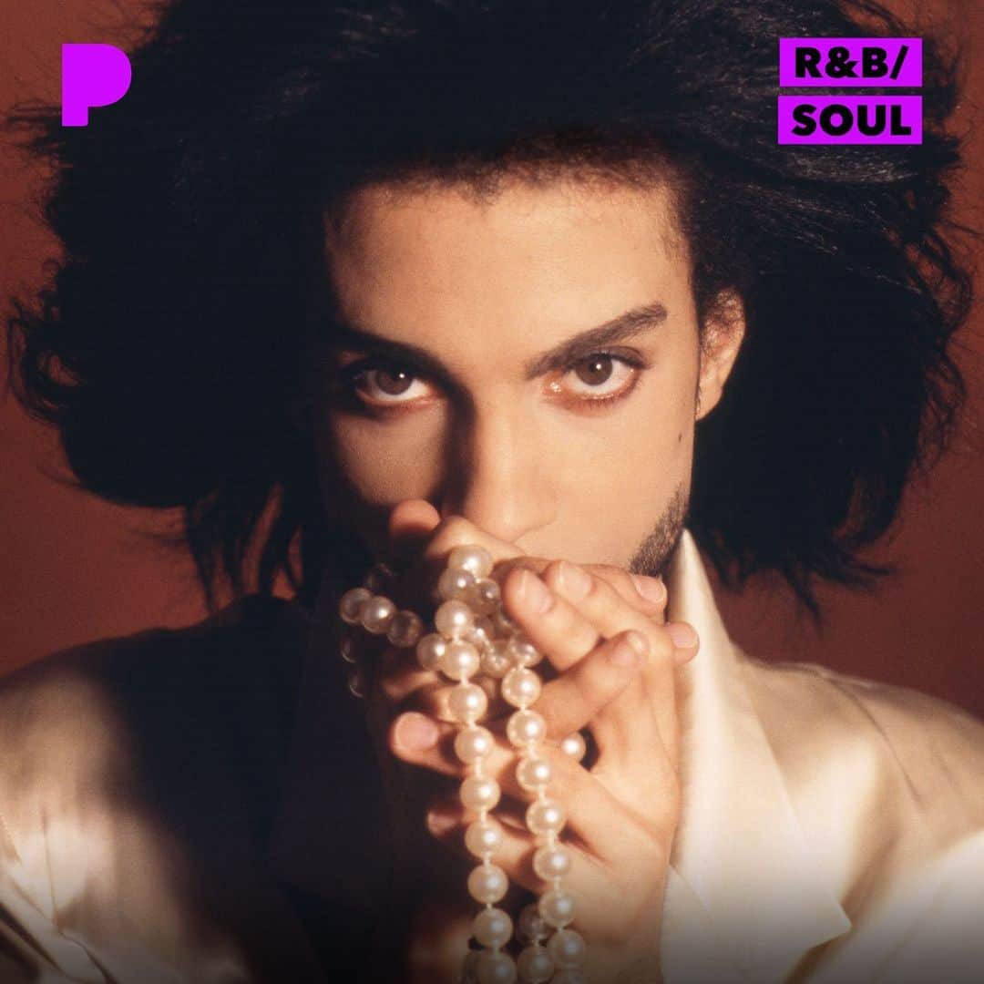 プリンスのインスタグラム：「Pandora, Sony Legacy & the Prince estate present this special edition LEGENDS takeover on the R&B/Soul station featuring audio from the new season of the official Prince podcast. Hear new tracks from the 'Diamonds and Pearls (Super Deluxe Edition)' out now! @pandora @legacyrecordings Link in bio to listen!」
