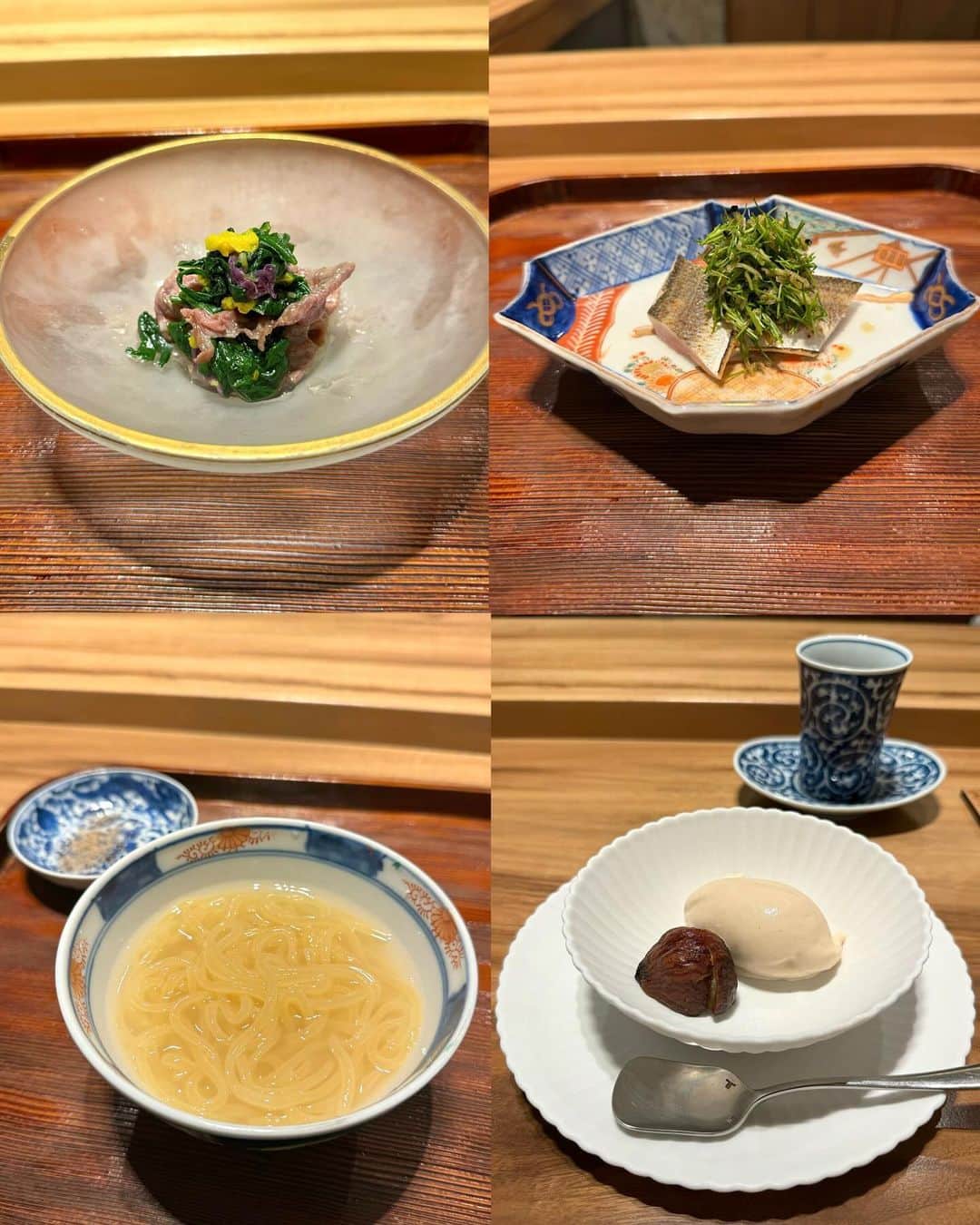 大見さなえさんのインスタグラム写真 - (大見さなえInstagram)「西麻布『おにく楓』 肉割烹のおにく玲が、和食に進化して今月オープン🎊  コースは13,000円税別でこの食材出てきていいの？ ってくらいのお料理が堪能出来る！  まずは国産和牛指定の内蔵を使った 牛ほほ肉の菊花和えから始まり 白えびとウニの出汁ジュレがけ、 岩手県産の松茸の天ぷらや、鴨の炭火焼きなど☺️  そしておにく玲時代からの名物！ "シャトーブリアンのカツ煮"が登場✨  肉厚でありながら柔らかいシャトーブリアンに お出汁たっぷりの甘さと香りがたまらない。 炊き立てのごはんは一緒にいただきます🤤🍚  福岡から上京したばかりの女将。 一生懸命さが伝わり応援したくなるお店👩🏻‍🍳 ーーーーーーーーーーーーーーーーーーーーーー 1.牛ほほ肉の菊花和え 2.白えびとウニの出汁ジュレがけ 3.松茸の天ぷら 4.蓮根餅のお椀 5.カマスのお造り 6.白甘鯛の塩焼き 7.いちじくの白和え 8.鴨の炭火焼き 9.シャトーブリアンのカツ煮 10.冷麺 11.親鶏出汁の塩冷麺 12.栗の渋皮煮アイス ーーーーーーーーーーーーーーーーーーーーーー #おにく楓 #西麻布グルメ #東京グルメ #めぐログ_西麻布 #めぐログ_和食 #和食 #西麻布ディナー #シャトーブリアン」10月28日 18時50分 - tabe_megumi
