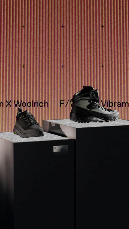 ビブラムのインスタグラム：「The partnership between Woolrich and Vibram continues. United by a passion for the outdoors, we have been joining forces since 2017, strong in our innovative approach towards design and quality.  Discover the new footwear collection via the link in bio.」