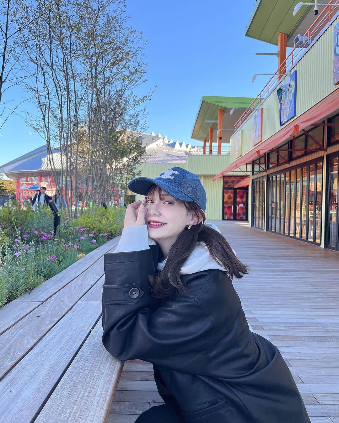 中野妃菜さんのインスタグラム写真 - (中野妃菜Instagram)「富士急初めて行った♡ 絶叫ダメだったのに克服したの〜🎡 みんなの1番好きな乗り物なにっ」10月28日 19時12分 - hinanakano_