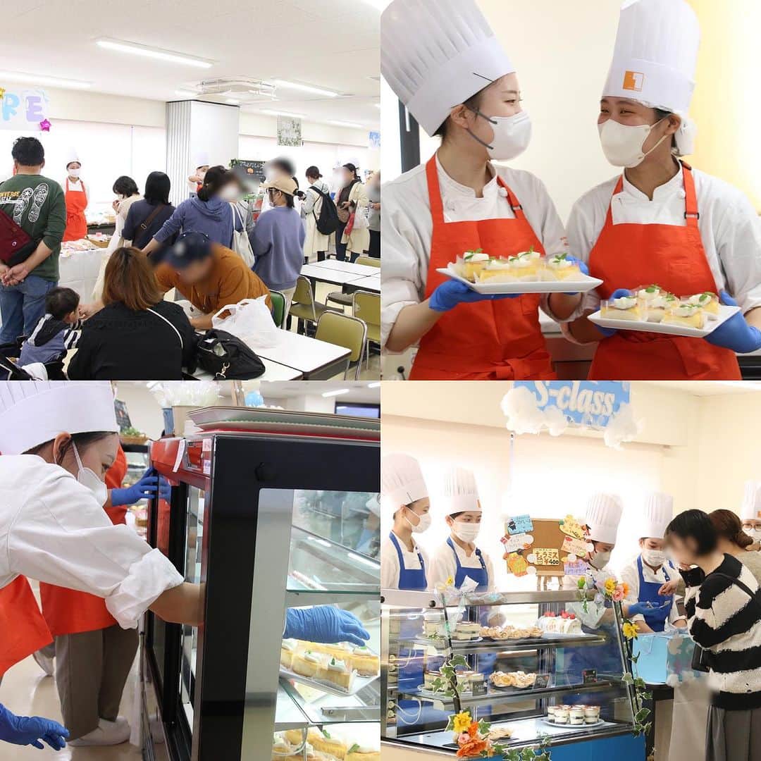 神戸製菓専門学校（公式）さんのインスタグラム写真 - (神戸製菓専門学校（公式）Instagram)「4年ぶりの #神戸製菓学園祭 1日目が終了しました✨😃  初日から本当にたくさんの方に ご来校いただき、ありがとうございました😄  お菓子やパンの製造はもちろん、 商品のメニュー考案や価格設定、 お店のレイアウト、販売など すべて在校生がプロデュースしています✨  小学生以下のお子様は マジパン教室にも参加できますよ♪🐻  明日10/29(日)も10:00～15:00の間 どなたでも自由にご来校いただけます！  ぜひ、この機会に神戸製菓へお越しください★  神戸製菓専門学校は神戸にある お菓子とパンの学校！ 各線「三宮」駅から徒歩約10分 「新神戸」駅から徒歩約8分です♪ 未来のパティシエ、パン職人が真心をこめて作った お菓子やパンを買いに来てください✨😄  #神戸製菓　#神戸製菓専門学校　#学園祭　#神戸製菓学園祭　#お菓子作り　#パン作り　#製菓専門学校　#製菓　#製パン　#パン　#ケーキ　#お菓子作り好きな人と繋がりたい　#パン作り好きな人と繋がりたい　#学生カフェ　#ハロウィン　#イベント　#学校行事　#神戸　#三ノ宮　#pattistagram2023」10月28日 19時15分 - kobeseika_info