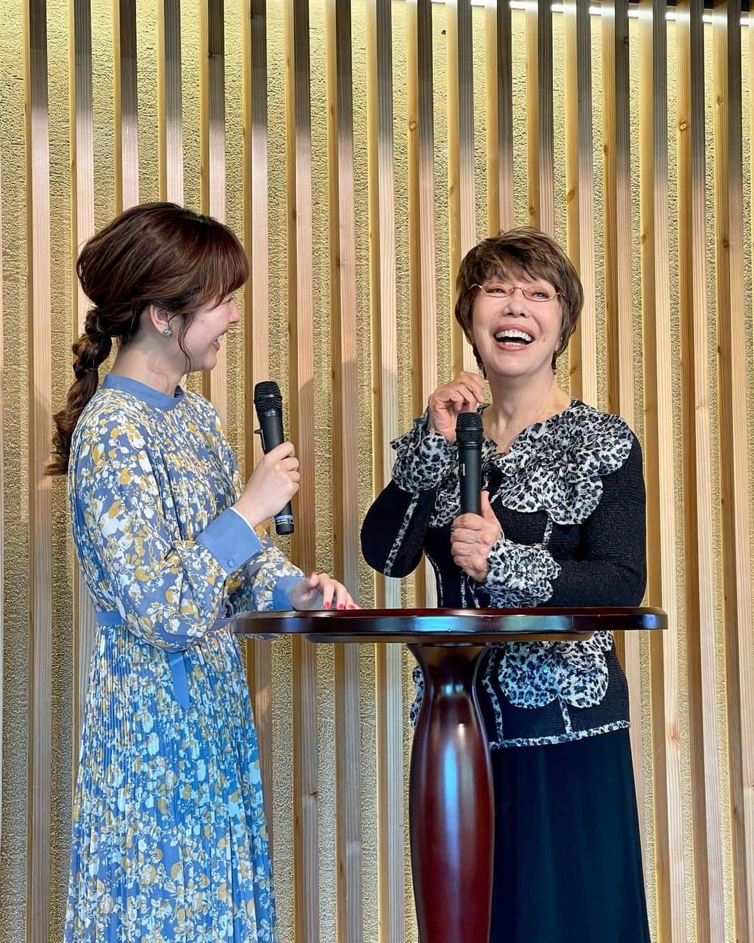 加藤響子さんのインスタグラム写真 - (加藤響子Instagram)「トークイベントでご一緒させてもらった平野レミさん😍 想像以上に可愛らしくチャーミングで ユーモアがあってとっても素敵な女性でした🍳 レミさんのおもしろアイディア料理も たくさんご紹介いただきました👩‍🍳💗 レミさんありがとうございました☺️」10月28日 19時33分 - katokyooooooooo