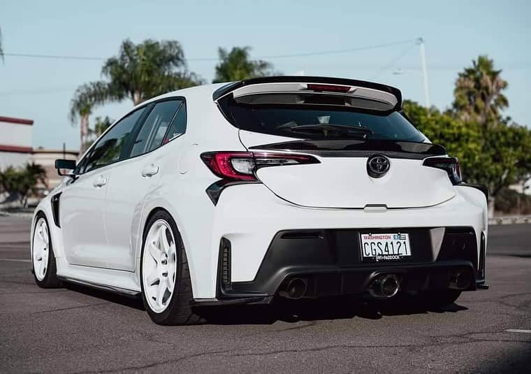 Spirits Artisanさんのインスタグラム写真 - (Spirits ArtisanInstagram)「Special Thanx for @duspeed @evasivemotorsports @evstuning for Exciting project build for SEMA2023!  GR Corolla installed Artisan spirits styling parts! Picture @moto_vated USA : @evasivemotorsports @butlertire Canada : @advanced_auto_salon @otto.auto.service China : @bond_china Hong kong : @nigeljdmparts Taiwan : #車庫小舗 Russia : @suv.project Kazakhstan : @spoiler.kz Indonesia : @premierautowerkz Philippine : @jworksunlimited @artisanspiritsph Singapore : @mwsautoworks Thailand : @prodriveshop India : @racetechindia Malaysia : @donloh2007 Bahrain : @kanooperformance Kuwait : @hamad_skyline UK : @streettracklife Australia : @import_monster @traum06996 @car_life_staff @sunyard @bondosaka #bondourawa @bondtokyo @bond_omiya @bondoiimura @ysr0443 @cs.forme_1 @office_k_tokyo @artisanspiritsusa @artisan.ceravi @artisanspiritsph @artisantaiwan @artisan.nobu @artisan_spirits_canada @artisanspirits_uk #artisanspirits #artisan #asms #pitandpaddock #grcorolla #toyotagr #gazooracing #toyota #turn14 #grfour #corolla #toyotagrcorolla #toyotacorolla #sema2023 #semacrunch #sema #evasivemotorsports #artisanspirits #evstuning #te37 #te37saga #yokohamatire #advan #ad09 #autotuned」10月28日 20時21分 - artisan_spirits