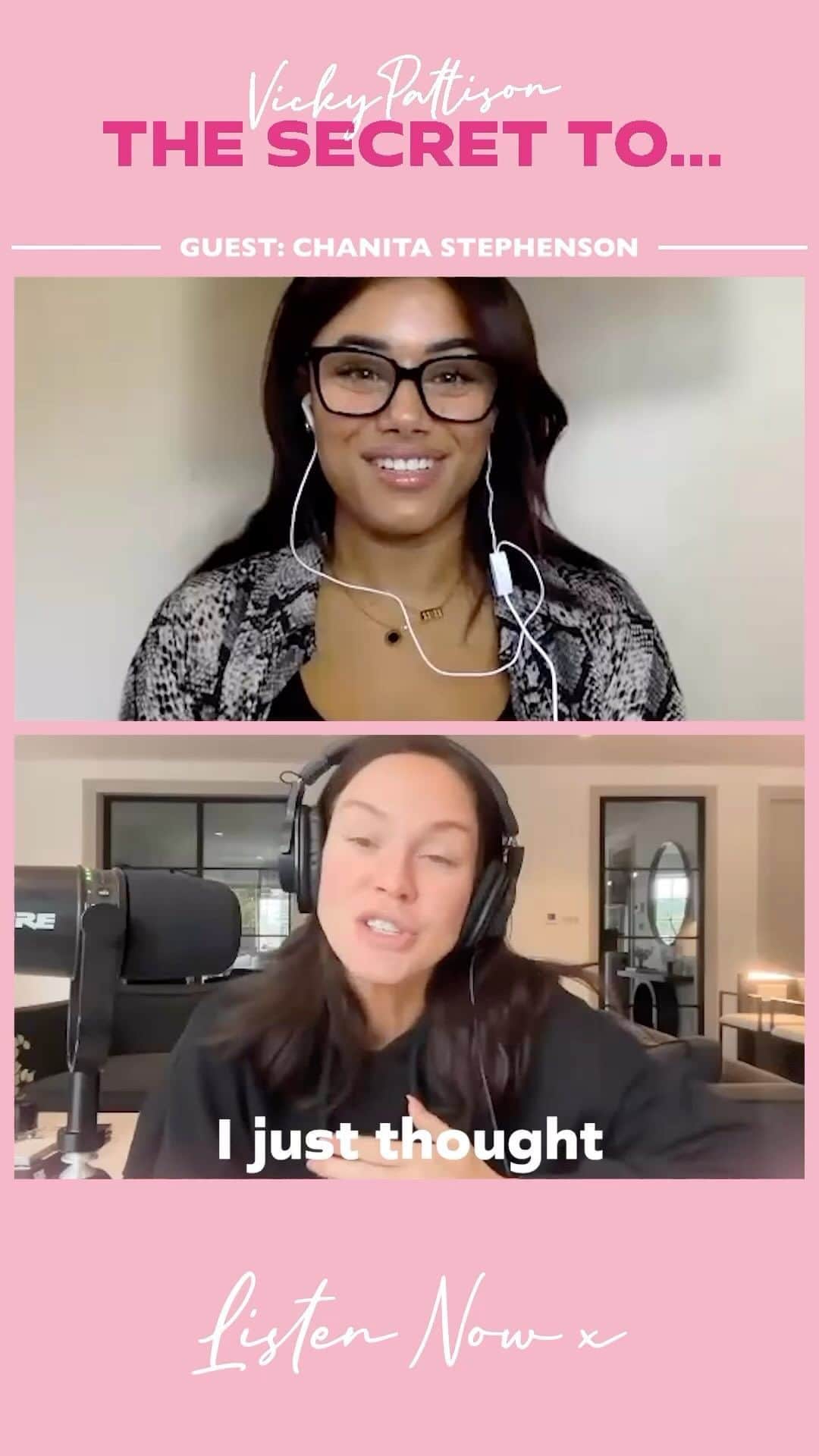 ヴィッキー・パティソンのインスタグラム：「💕🎙️👰🏻‍♀️ Calling all MAFS fans 👰🏻‍♀️🎙️💕  We welcome the GORGEOUS @chanitastephenson to @thesecrettopod this week and we get all the @mafsuk goss!! She's amazing- so funny, honest and relatable! One of my fave episodes!!   Available now wherever you get your podcasts 🥹💕👰🏻‍♀️🎙️」