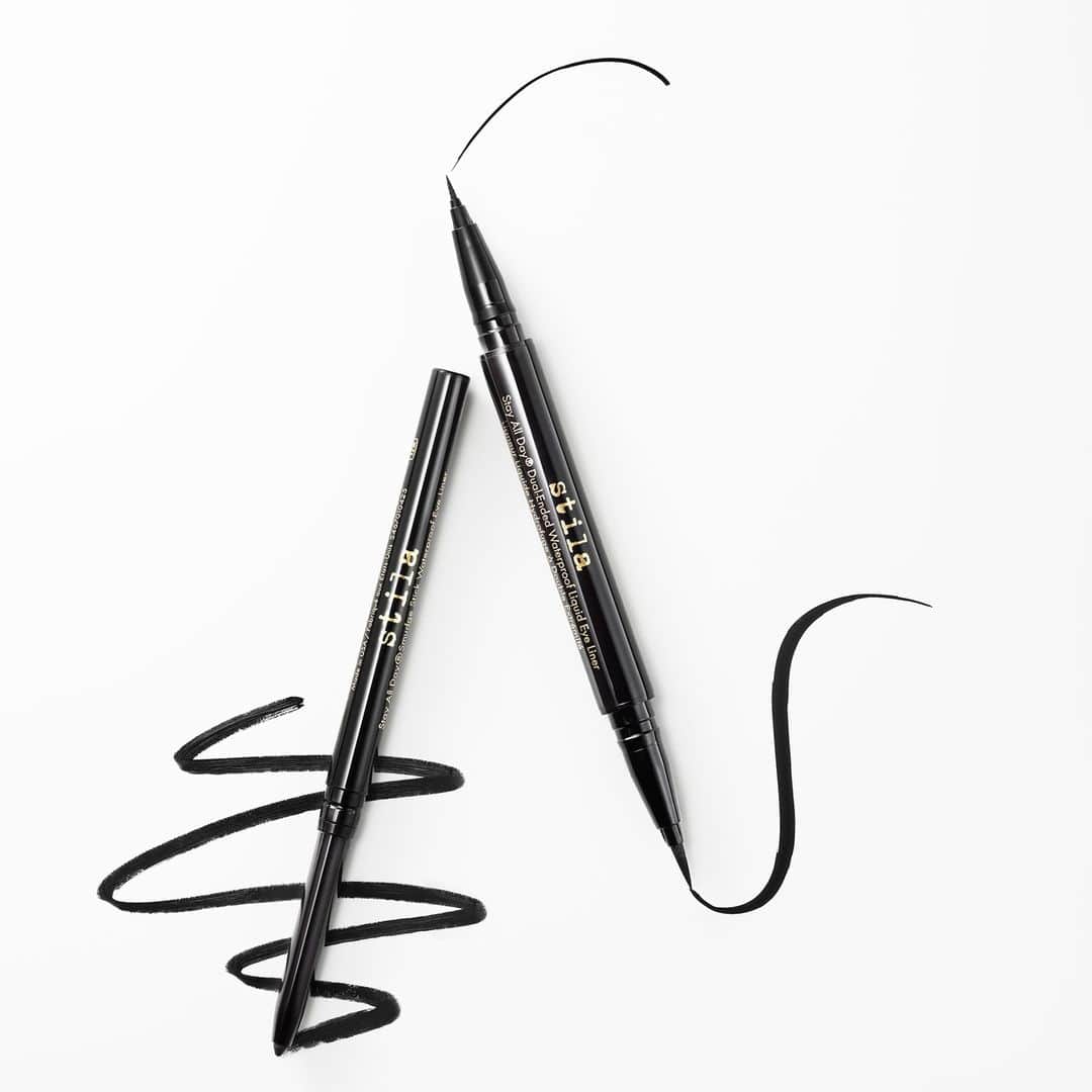 のインスタグラム：「Halloween must-haves 🕸️⁠ ⁠ There are endless possibilities with the Stay All Day Dual-Ended Waterproof Liquid Eye Liner & the Stay All Day Smudge Stick Waterproof Eye Liner. 😉 Shop both @Sephora today 🛒⁠ ⁠ #Stila #StilaCosmetics #Sephora #Halloween #HalloweenMakeup #EyeLiner #LinedbyStila」