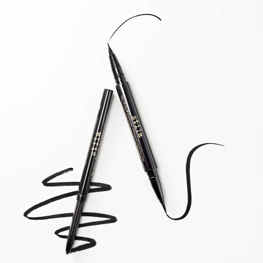 Stila Cosmeticsのインスタグラム：「Halloween must-haves 🕸️⁠ ⁠ There are endless possibilities with the Stay All Day Dual-Ended Waterproof Liquid Eye Liner & the Stay All Day Smudge Stick Waterproof Eye Liner. 😉 Shop both @Sephora today 🛒⁠ ⁠ #Stila #StilaCosmetics #Sephora #Halloween #HalloweenMakeup #EyeLiner #LinedbyStila」