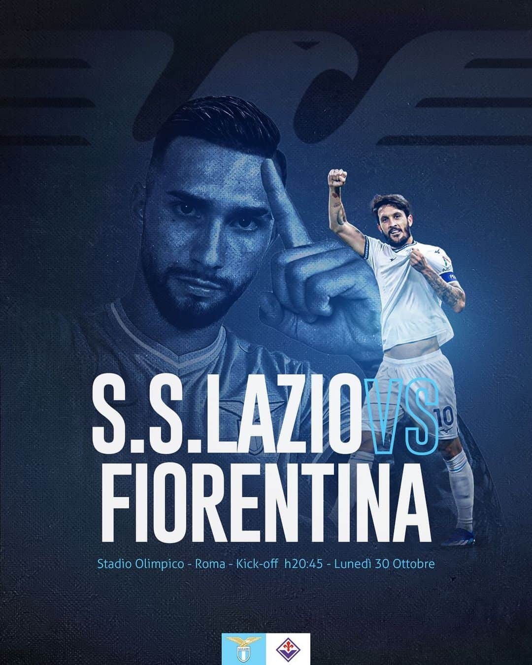 SSラツィオのインスタグラム：「👊 TWO DAYS TO GO  #LazioFiorentina #CMonEagles 🦅」