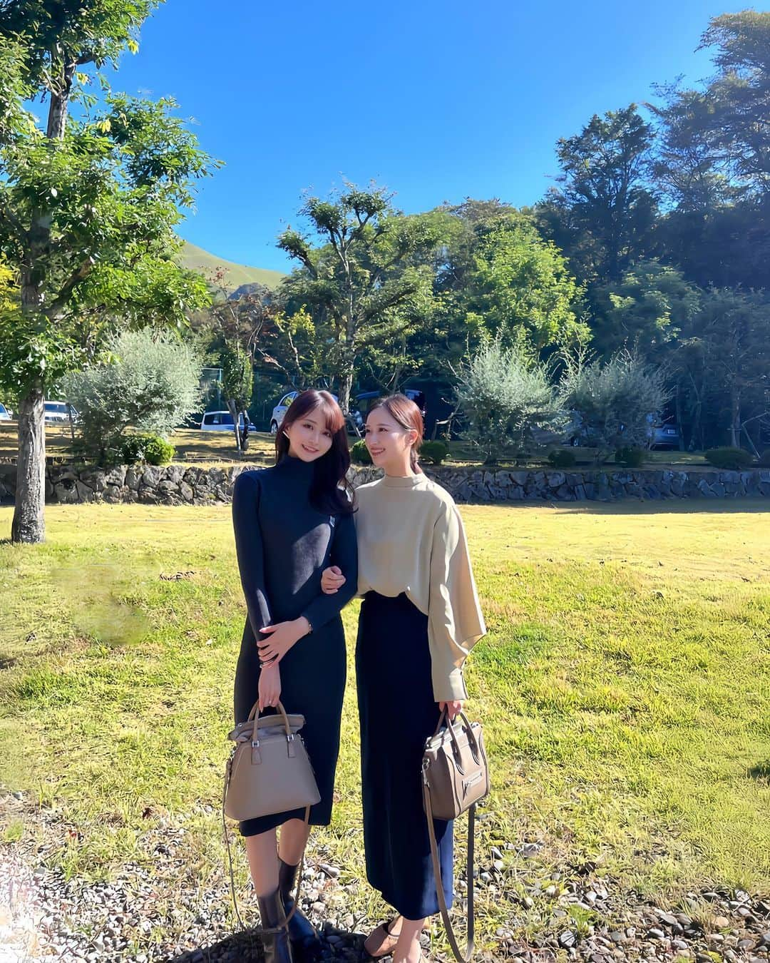 MIYUさんのインスタグラム写真 - (MIYUInstagram)「この前の📸🌾🍞🍁 #湯布院  #姉妹」10月28日 21時19分 - miyu__.oo