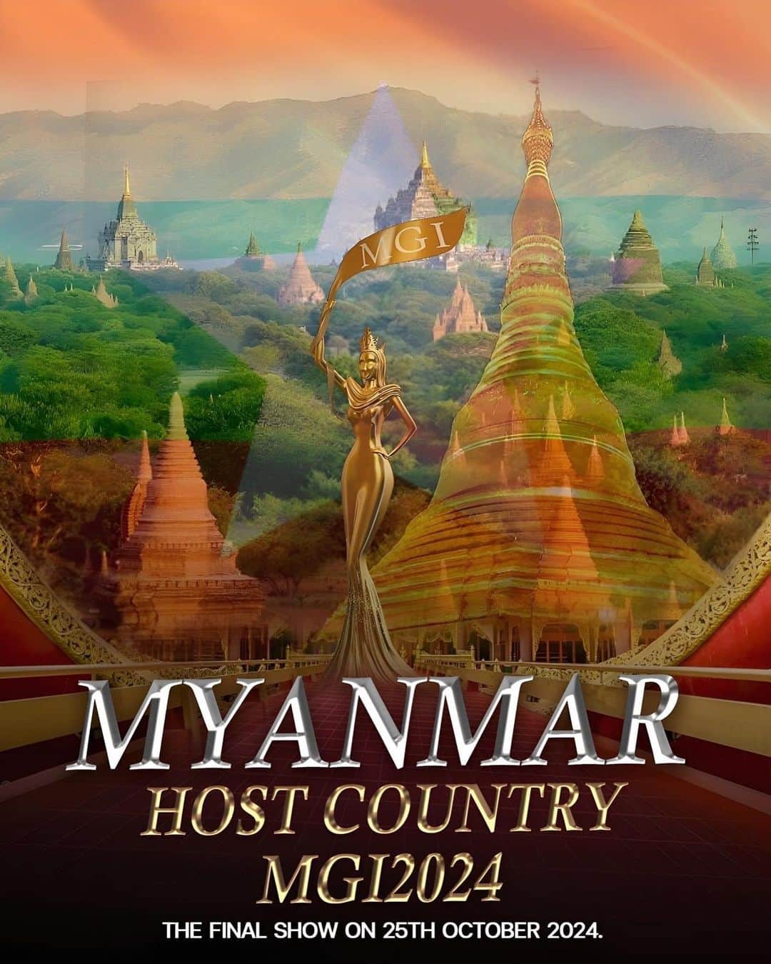 吉井絵梨子さんのインスタグラム写真 - (吉井絵梨子Instagram)「See you in Myanmar🇲🇲❤️  来年の世界大会は、ミャンマーでの開催が決定致しました。 2018年ぶり2度目の開催です。  ミャンマー大丈夫かな？と心配しましたが、ホスト国のミャンマーのディレクターによると、平和でとても良い環境になっているそうです🕊️  ちなみに、この写真の美男子が、ミャンマーのディレクター @htooantlwin3250 です🤴  ミス・グランドは、現在ミャンマーでは、大変な人気で、今回も、国を挙げて大会を応援していました。 年々高まるミス・グランドの人気度に加え、ミャンマーの方たちのグランド愛がプラスされたら、ものすごい盛り上がりになりそうです🙌  世界大会を観に行きたい方大募集！ ミス・グランド・ジャパンを応援したい人大募集！ 日本代表としてステージ立ちたい人も大募集！ @missgrandjapan   #MGI #GrandExperiences #MissGrandInternational #MissGrandInternational2023  #WeAreGRANDthe1andOnly #missgrandjapan  #nationalcostume  #ミスグランドジャパン  #ミスグランドインターナショナル #ミャンマー旅行  #ヤンゴン」10月28日 21時32分 - supermamaeriko