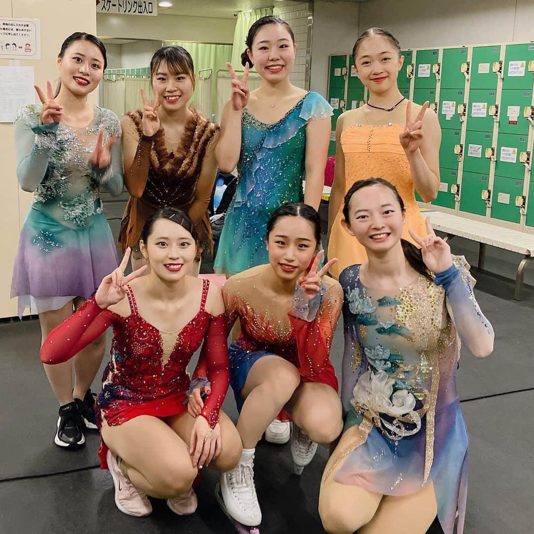 大庭雅のインスタグラム：「西日本選手権2023⛸️  全日本選手権みんな頑張ろうね🥹✨ 西から女子通過メンバー💗  みんなおつかれさま🤍 、、、かわいい🥰」