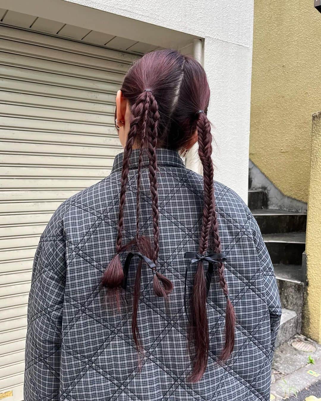 Mio Nagaiのインスタグラム：「. かわいくしてもらった🎀」