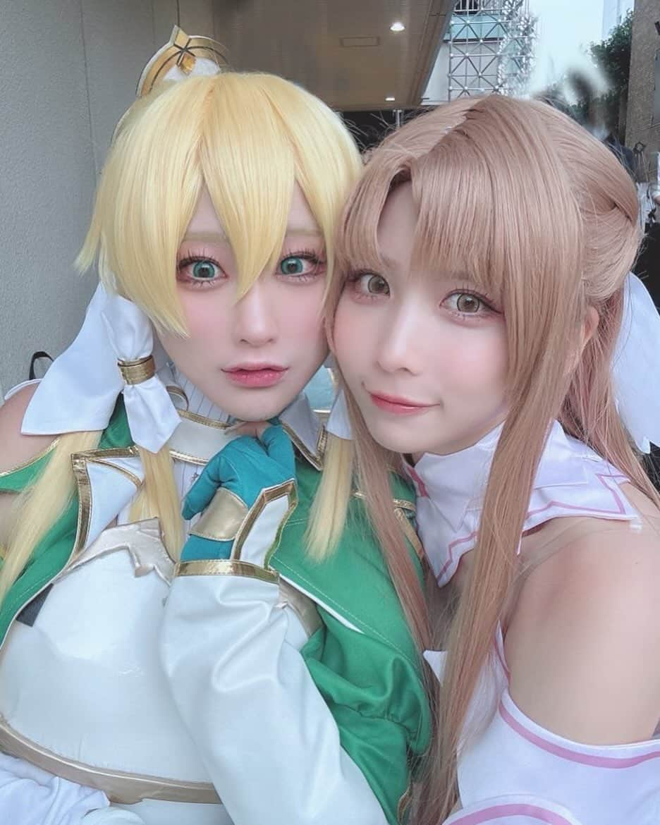 花宮いのりのインスタグラム：「【ソードアート・オンライン】 -アリシゼーション-⚔️   #リーファ  #地神テラリア  #アスナ  #創世神ステイシア   #池ハロ2023」