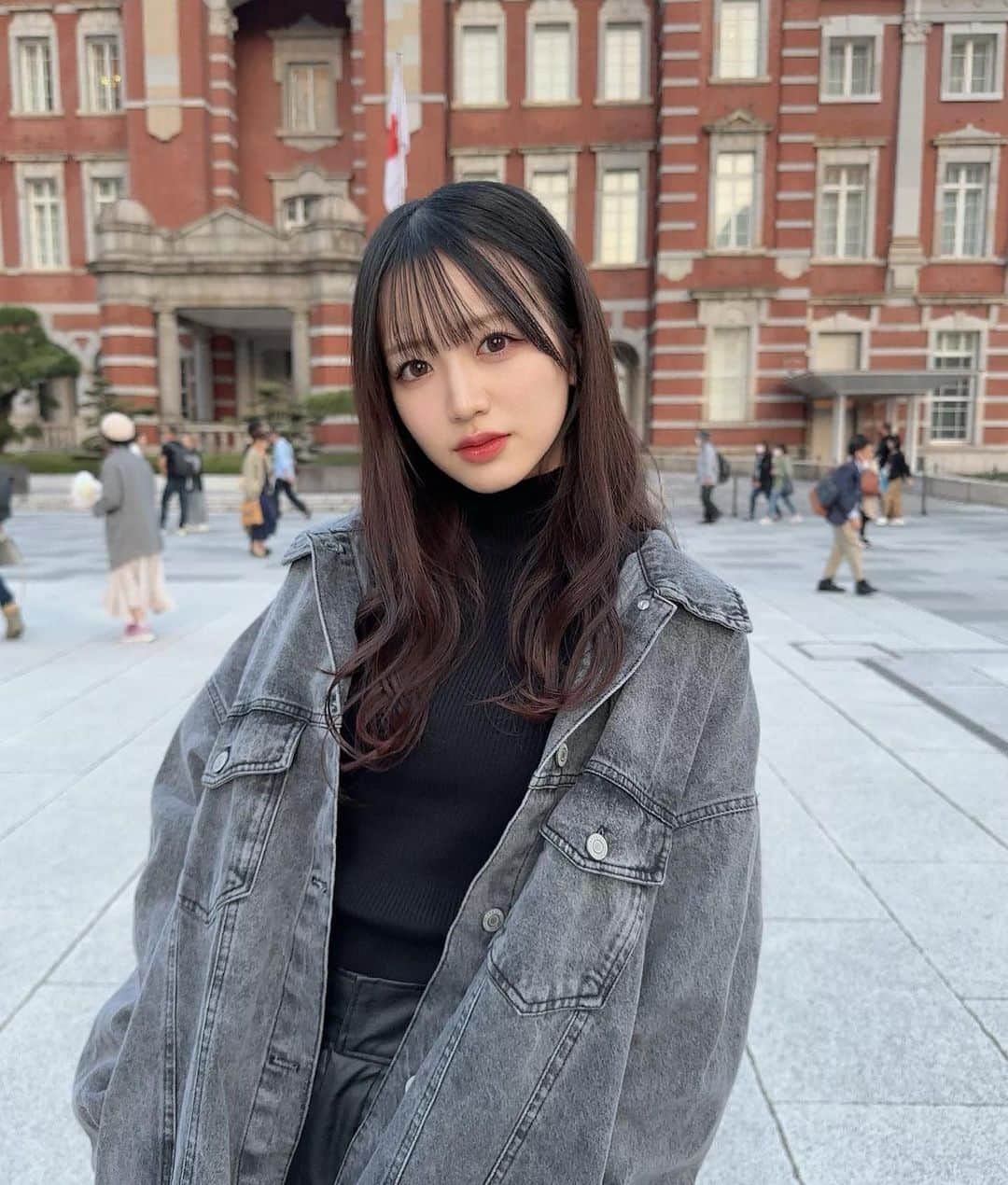 坂田心咲さんのインスタグラム写真 - (坂田心咲Instagram)「. 全身GRLコーデ🐈‍⬛🖤🏁  #NMB48 #坂田心咲 #アイドル #05 #jk #ljk #melotte #ロマンティックローズ #秋服 #秋服コーデ #GRL #GRL購入品 #GRLコーデ #低身長コーデ #骨格ウェーブ」10月28日 22時37分 - michapiiii_