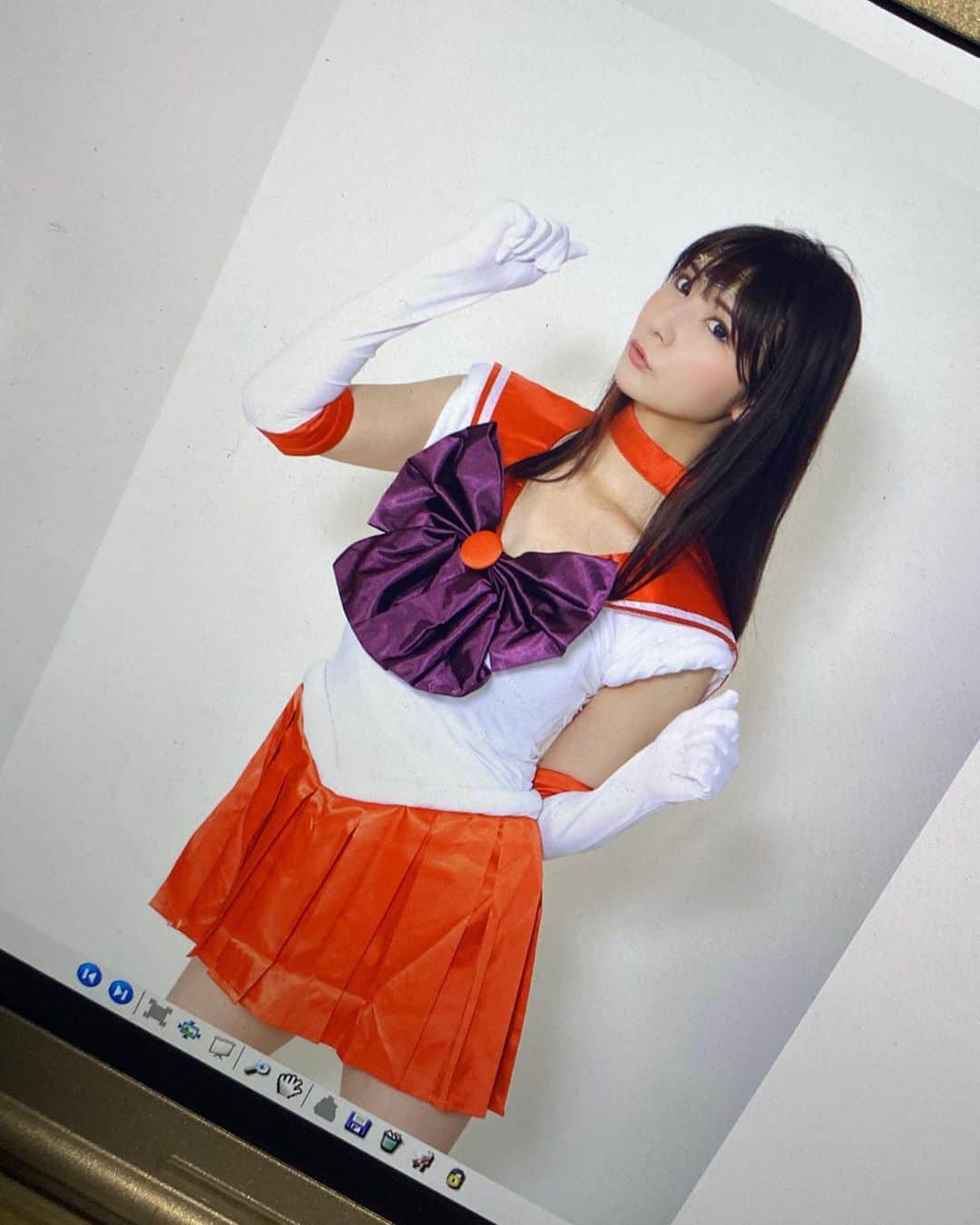 秋葉のぞみのインスタグラム：「. . . もうすぐハロウィン🎃👻♡  過去のコスプレさん達。  大好きなセーラームーンシリーズと 禰󠄀豆子ちゃんはスポーツ報知さんで 特集して頂いた時の📷✨ . . . #ハロウィンコスプレ #happyhalloween  #2022」