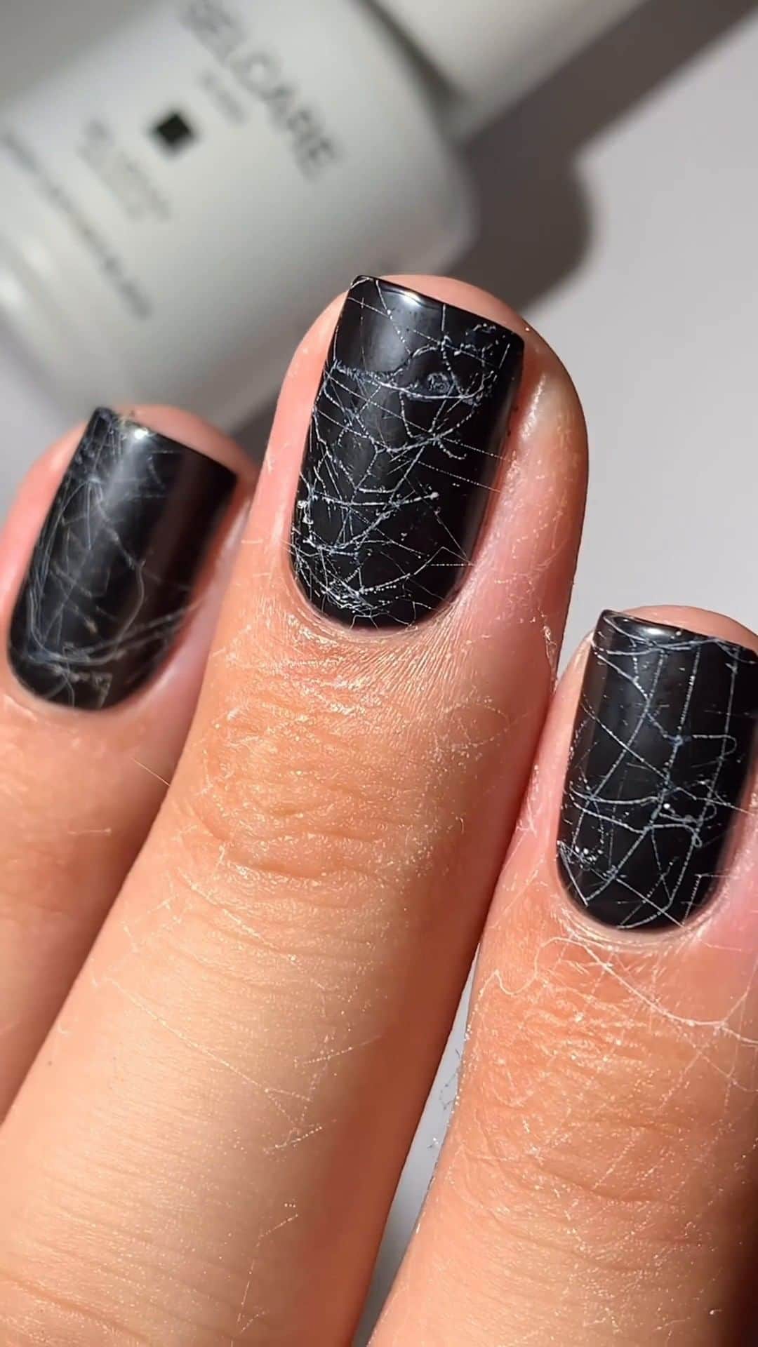 ASOSのインスタグラム：「Welcome to our lair 🕸️ where @abe.nailbabe [he/him] uses REAL spiderwebs for these super fang-cy nails 💅」