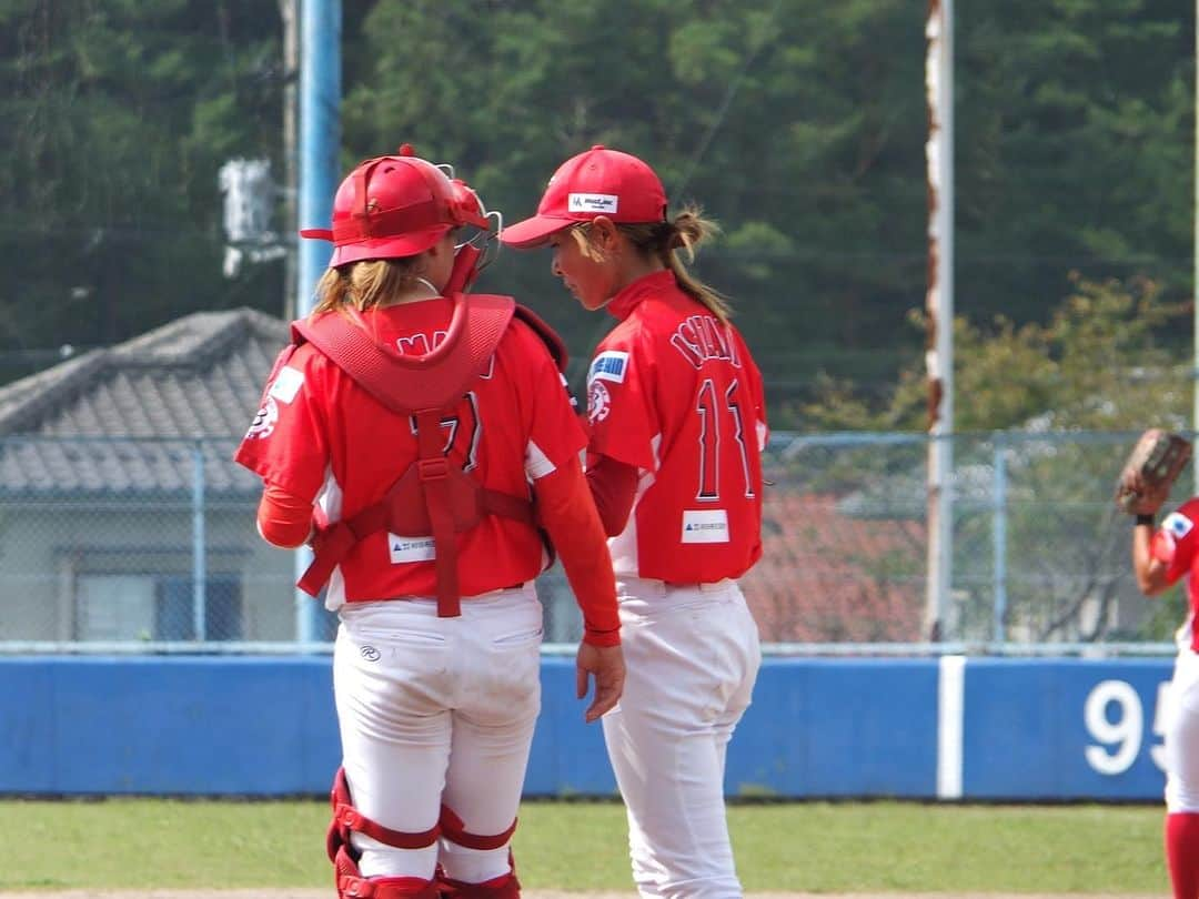 磯崎由加里さんのインスタグラム写真 - (磯崎由加里Instagram)「明日はルビーリーグ最終戦⚾️ 笑顔で終われるように頑張ります🔥  #はつかいちサンブレイズ  #野球 #女子野球  #最終戦」10月29日 0時01分 - isozaki.11