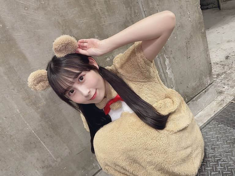 井上瑠夏さんのインスタグラム写真 - (井上瑠夏Instagram)「🧸⑅  #halloween #くま #はろうぃん #🐻」10月29日 0時03分 - ruka_inoue48