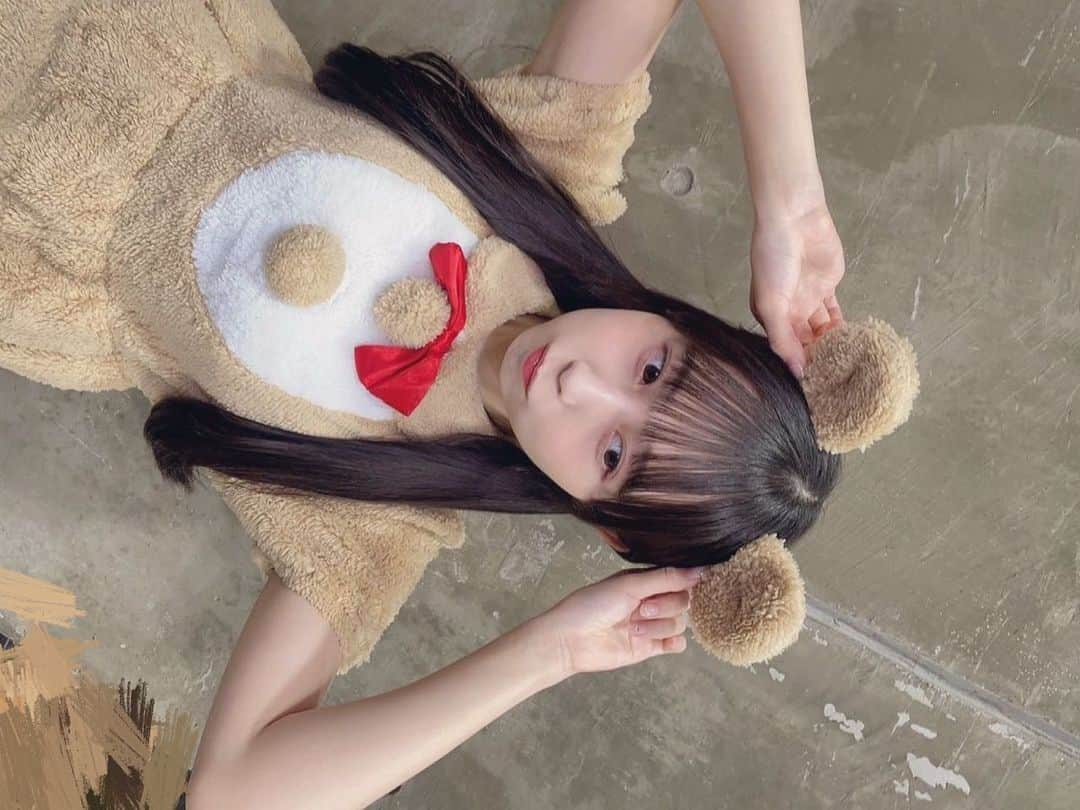 井上瑠夏さんのインスタグラム写真 - (井上瑠夏Instagram)「🧸⑅  #halloween #くま #はろうぃん #🐻」10月29日 0時03分 - ruka_inoue48