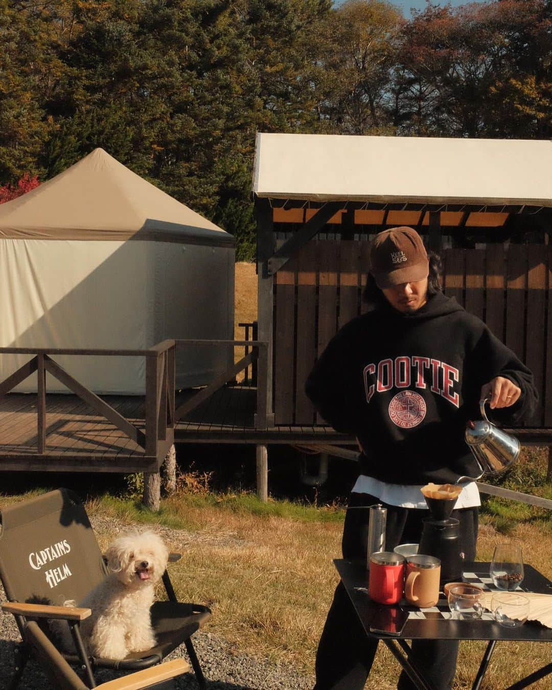 KENNY（吉原健司）さんのインスタグラム写真 - (KENNY（吉原健司）Instagram)「Fall is coming🍂 @mt.fuji_camp_resort」10月29日 0時03分 - kenny_yoshihara