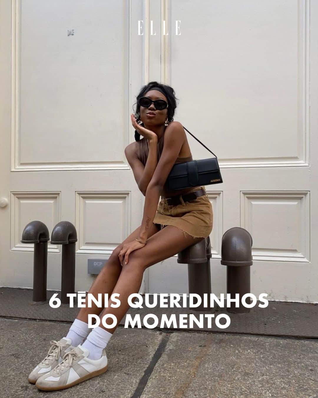 ELLE Brasilのインスタグラム：「A categoria é: tênis confortáveis, estilosos e que estão fazendo sucesso nos pés das fashionistas! Listamos seis modelos queridinhos do momento que vão dar um up imediato no seu visual. Aliás, você sabia que o Adidas Samba já tem um novo concorrente de peso? E sim, ele também é um modelo da marca alemã. Deslize a galeria para saber tudo! #TrendNow」
