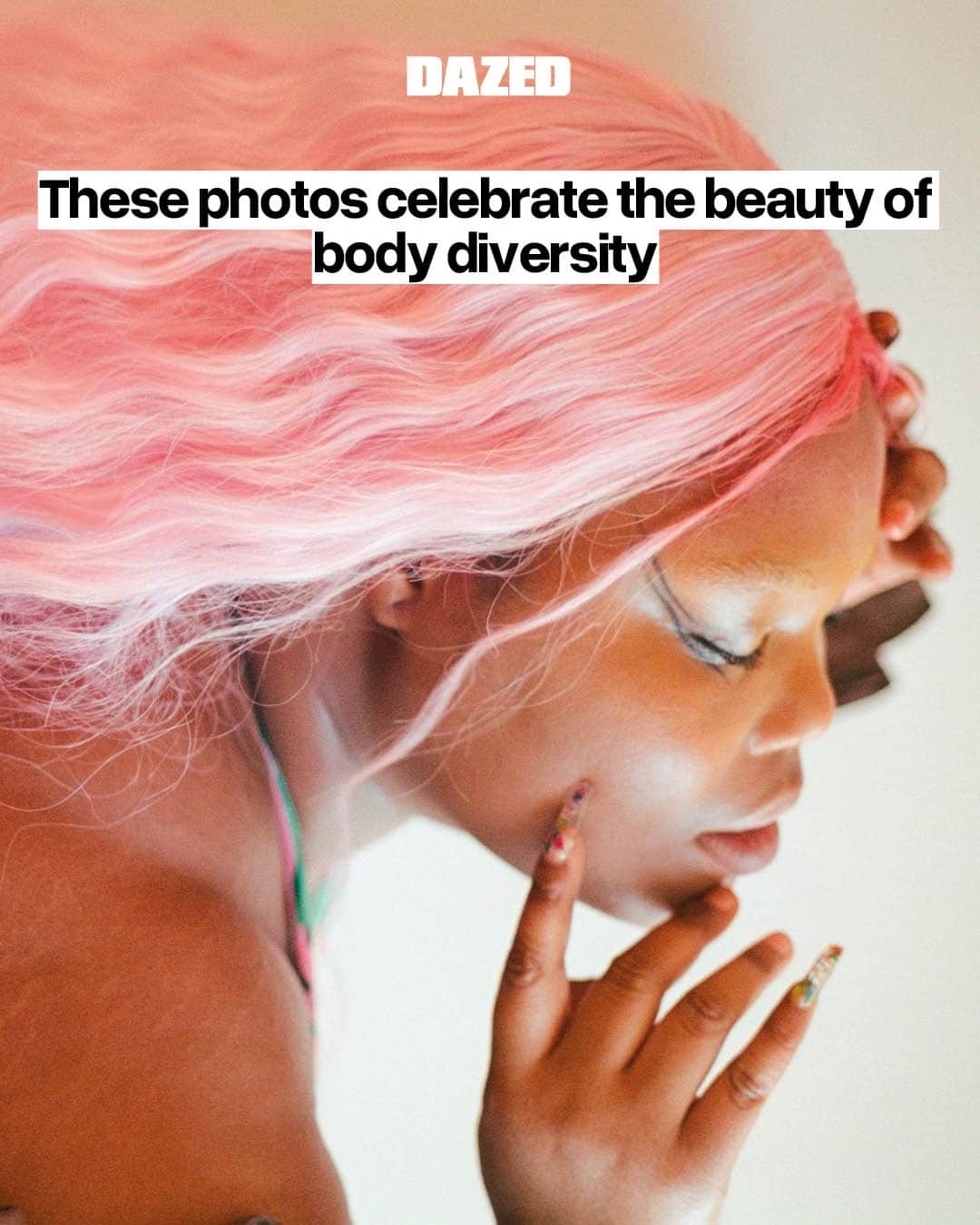 Dazed Magazineのインスタグラム：「Shot over three years from 2019 to 2022, Thank You For Playing With Me is an intimate look at two plus-size models, @enamasiama and @iamvanessarussell ❣️⁠ ⁠ Photographer @yolandaliou first came across Asiama’s Instagram in 2019 and was blown away by her confidence and charisma. ⁠ ⁠ It was the type of confidence that Liou struggled to have about her own body due to her upbringing in Taiwan. ⁠ ⁠ “Growing up in Taiwan, I was consistently exposed to the relentless beauty standards that prioritised being skinny”, Liou tells Dazed. “This obsession led me to believe that I was never beautiful enough, and consequently, I felt unworthy of love. I constantly sought ways to conform, believing that only then would I be accepted and appreciated.”⁠ ⁠ See more and read the full interview through the link in our bio 🔗⁠ ⁠ 📷 @yolandaliou⁠ ✍️ @h.alimaa」