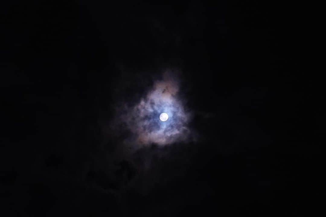 谷+１。のインスタグラム：「今宵満月🌕」
