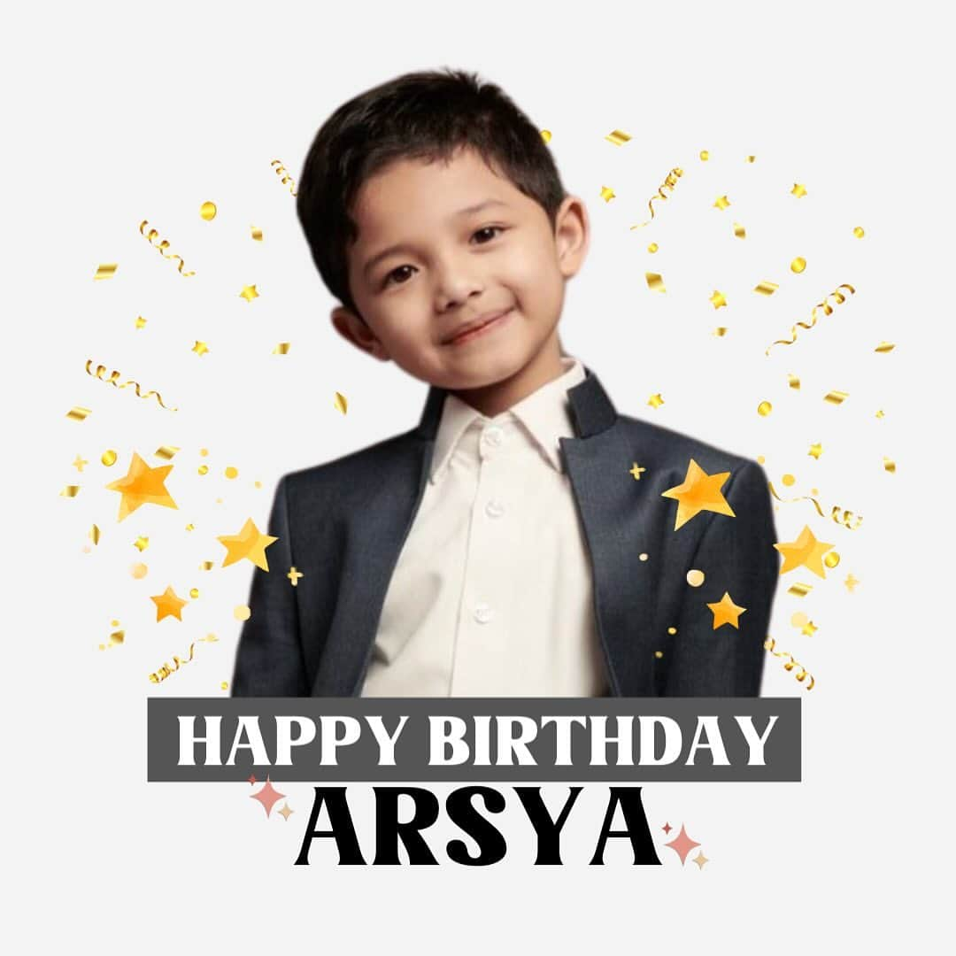 ASHANTY BEAUTY CREAM OFFICIALのインスタグラム：「Happy Birthday Arsya!  Another adventure filled year awaits you. Welcome it by celebrating your birthday with pomp and splendor. Wishing you a very happy and fun-filled birthday!」