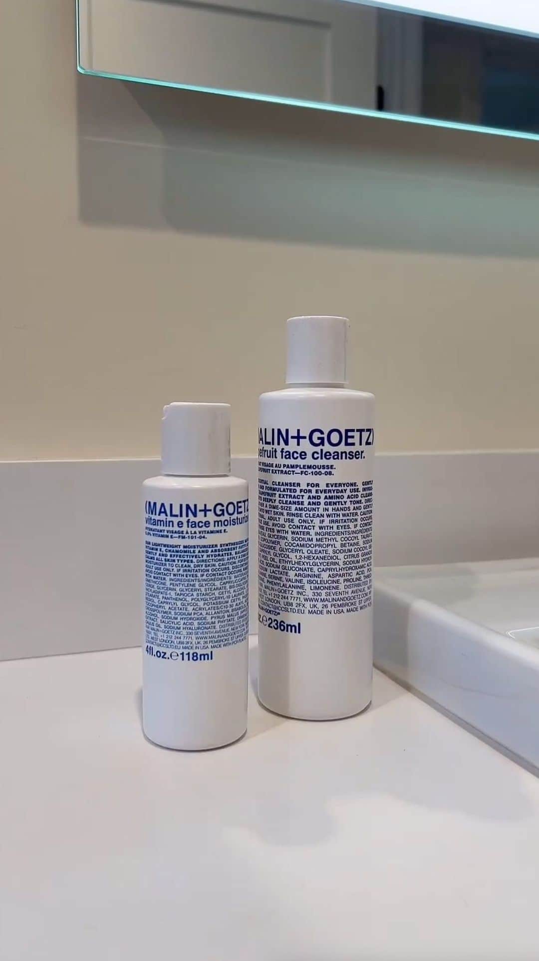 マリン&ゴッツのインスタグラム：「the best for you + your home. our products are designed to fit seamlessly into your daily routine + look great in your home.  we delivered some of our best-selling essentials to @ramizeinn last week with @revolve. 💙」