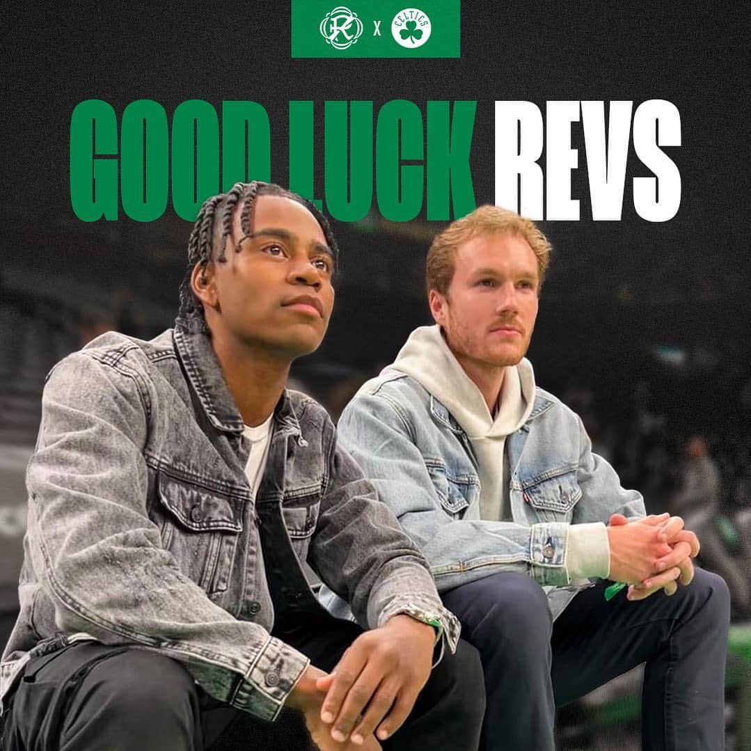 ボストン・セルティックスのインスタグラム：「Go get that trophy 🏆 Good luck @nerevolution in the #MLSCupPlayoffs」