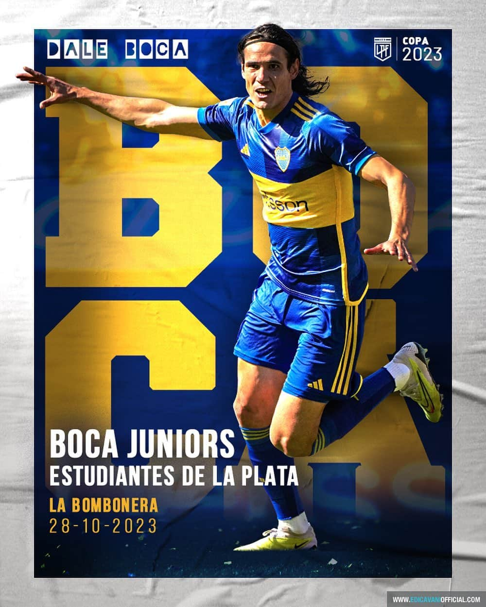 エディンソン・カバーニさんのインスタグラム写真 - (エディンソン・カバーニInstagram)「#DaleBoca 🔵🟡🔵 #CopaDeLaLiga」10月29日 1時19分 - cavaniofficial21