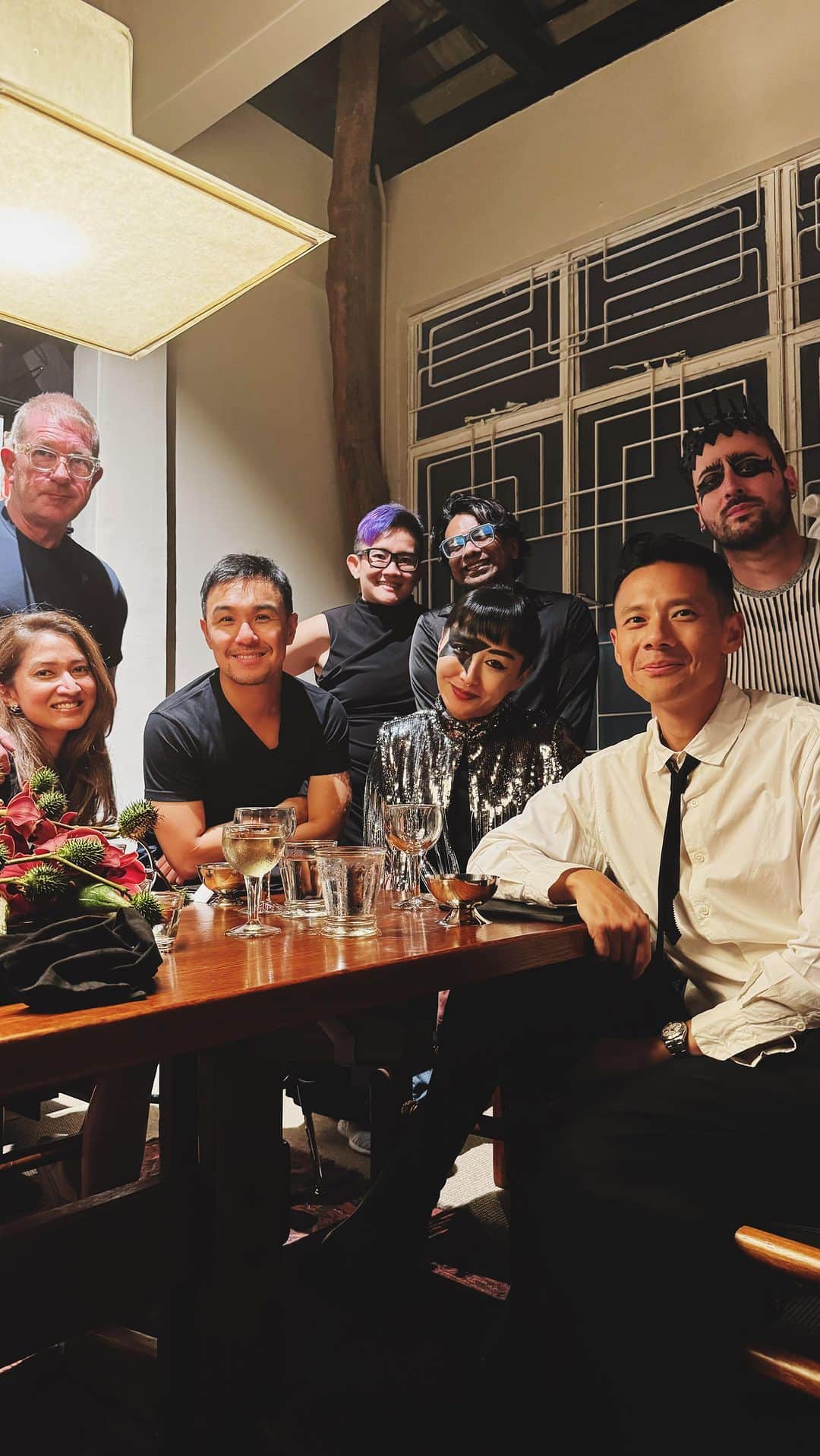 鄭碧瑩のインスタグラム：「Thank you @bryankoh__ for staying true to yourself.  @senangsupperclub at @thehumidhouse @gulch   @heyrozz @iammirkofebbrile @kvijaynathan @guywholmes it was a great night sharing the table with you.」