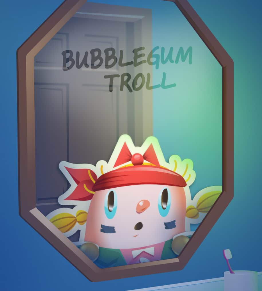 Candy Crushのインスタグラム：「brave enough to say "Bubblegum Troll" 5 times? 😱」