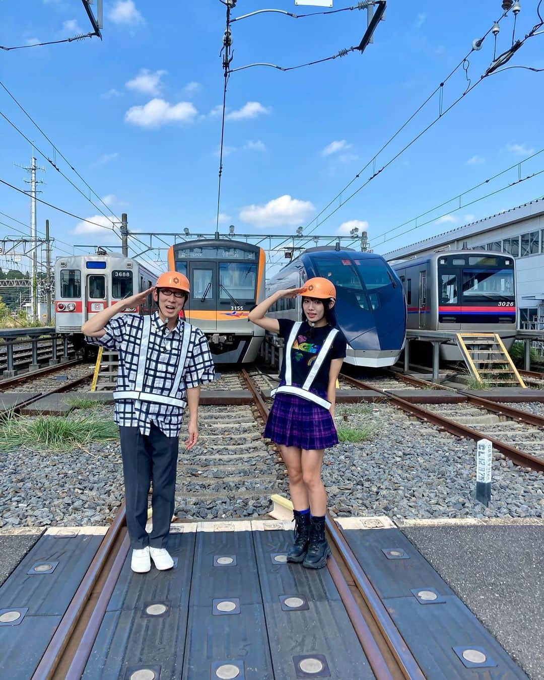 吉川正洋のインスタグラム：「『すみだ電電車車』の最新回がYouTubeにアップされました。今回は京成電鉄の宗吾参道車両基地にお邪魔しています。  ご乗車お待ちしております！！  youtu.be/AT4xX1NvyTQ」
