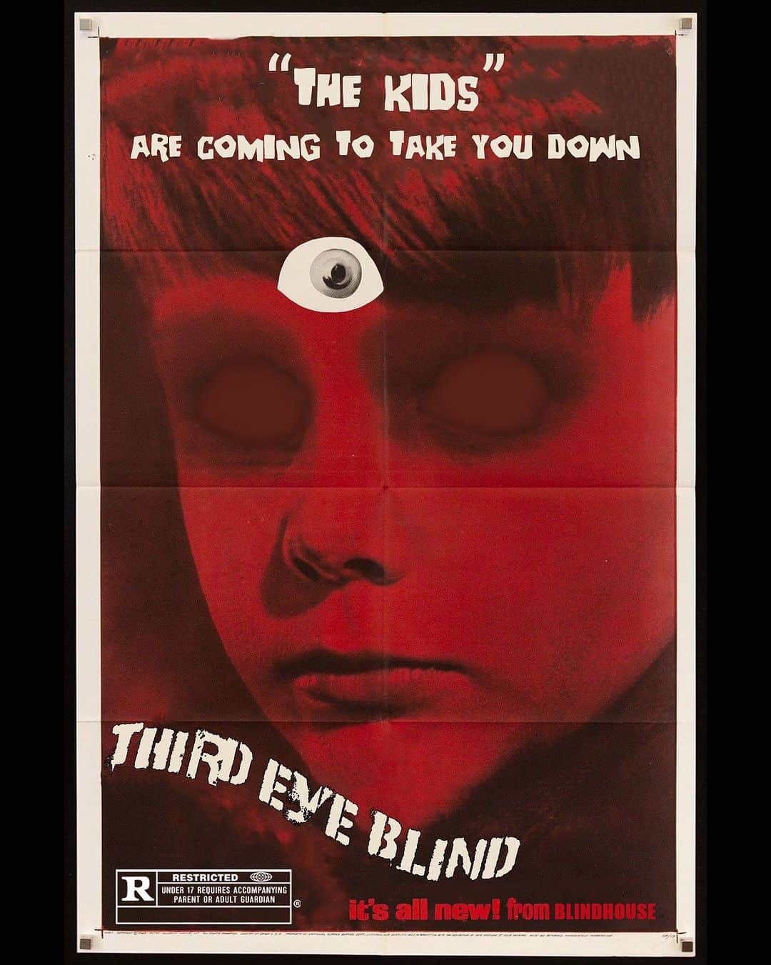 Third Eye Blindのインスタグラム：「Coming this Halloween from Blindhouse Productions: See youth siezed by fits of hysteria when the devil's music is unleashed! In psychadelic color. "Like a funhouse ride populated  by dangerouse teenagers and loud soundtrack." The Providence Journal Bulletin」