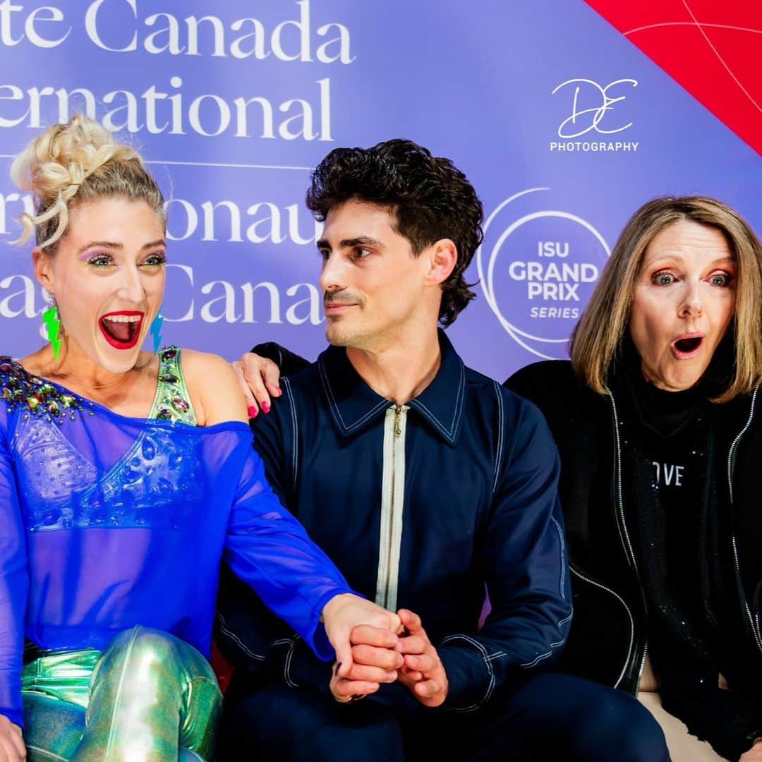Skate Canadaのインスタグラム：「These reactions though 👌 Caption @pipergilles & @pauldpoirier's reaction to their rhythm dance score ⬇️  _________________  Ces réactions de @pipergilles & @pauldpoirier hier 👌   📸 @danielleearlphotography」