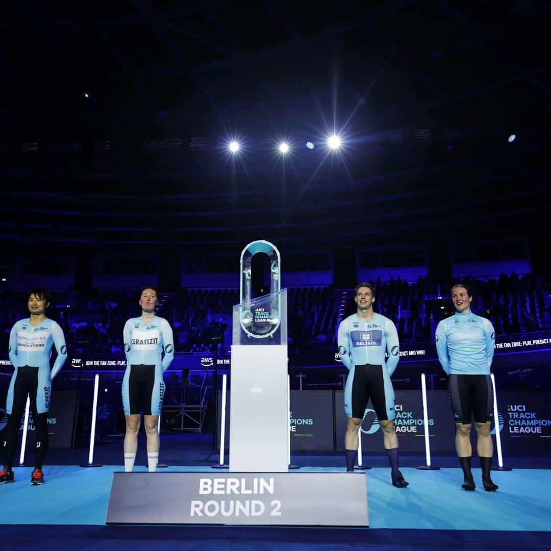 橋本英也のインスタグラム：「ROUND 2 - LEADERS 🔝  Your next four leaders after Round 2 of the UCI Track Champions League   🇯🇵 Eiya Hashimoto - Men's Endurance  🇬🇧 Katie Archibald - Women's Endurance 🇳🇱 Harrie Lavreysen - Men's Sprint 🇳🇿 Ellesse Andrews - Women's Sprint」