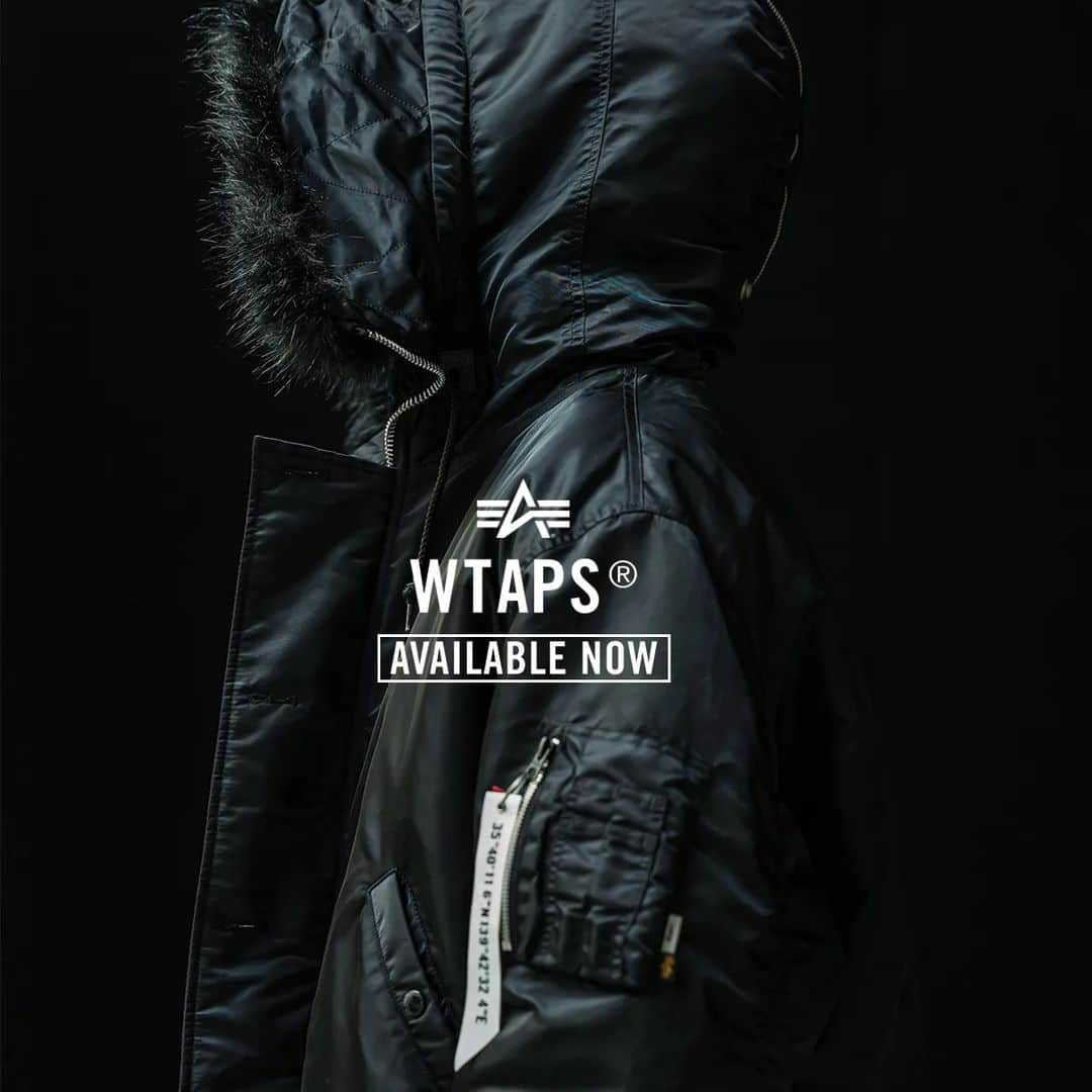 さんのインスタグラム写真 - (Instagram)「WTAPS x Alpha Industries N-2B Parka - OUT NOW.  Hit the link in bio to shop.  #alphaindustries #wtaps_alphaindustries #wtaps」10月29日 6時11分 - alphaindustries