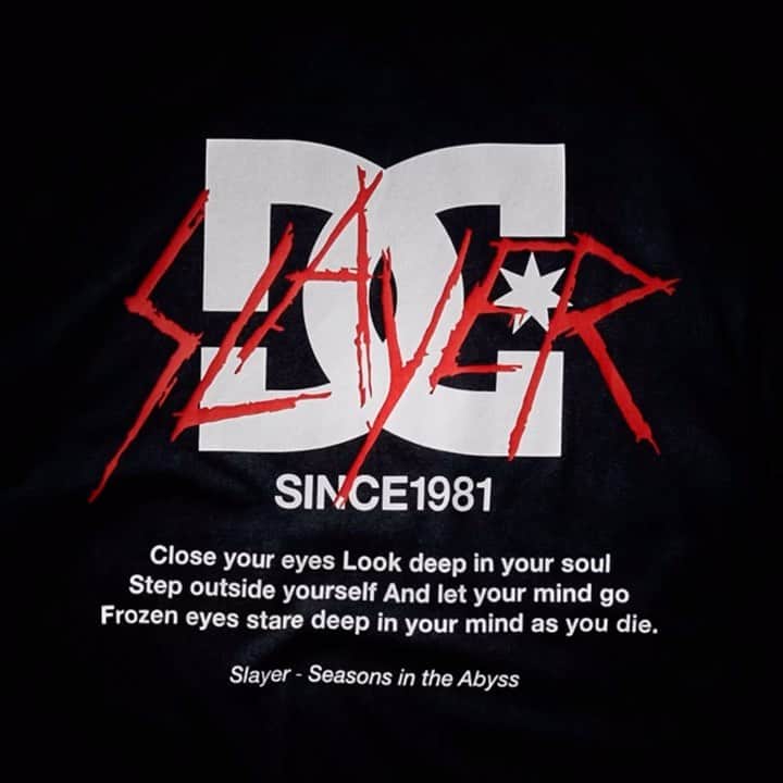 DCシューズのインスタグラム：「Now Available: Slayer x DC Shoes 🔥   In stores and online around the globe 🌐   @slayerbandofficial  #SLAYERxDC」