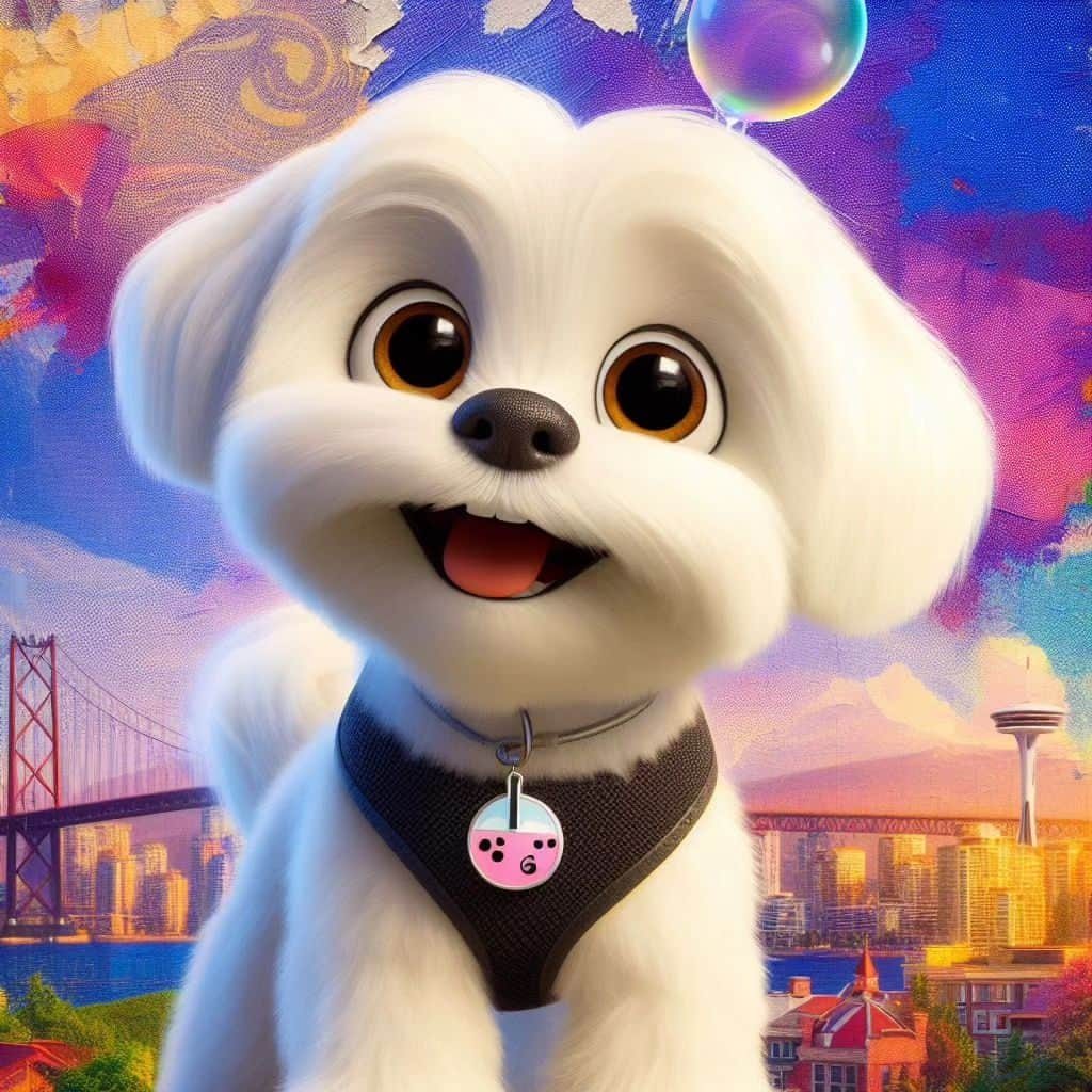 Toby LittleDudeさんのインスタグラム写真 - (Toby LittleDudeInstagram)「Life of Theo coming to a theatre near you soon 🎬  #Disney #DisneyAI #Pixar #theothemaltese #maltese」10月29日 8時17分 - toby_littledude