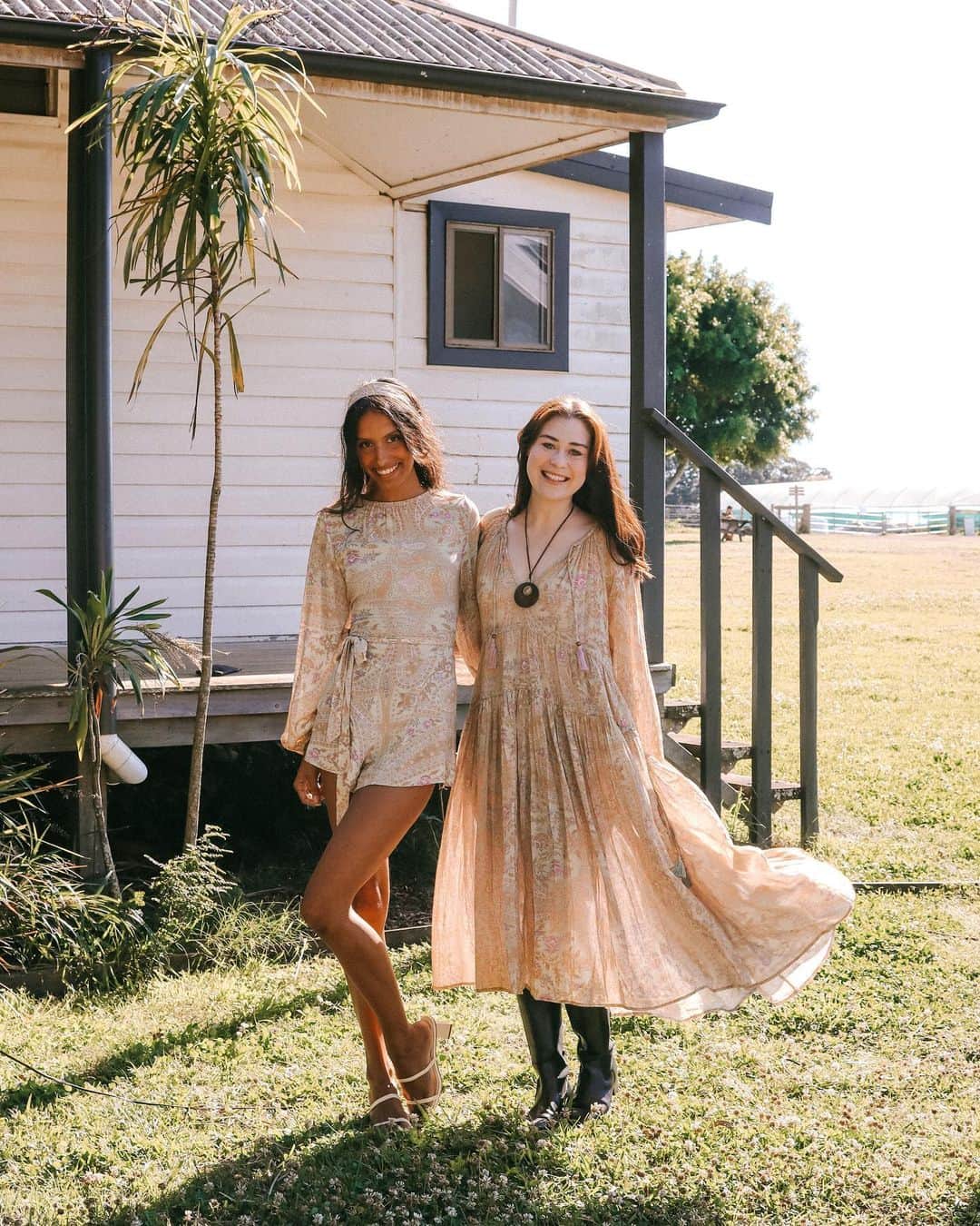 SPELLのインスタグラム：「On the Blog: Team Styling ~ Brunch At The Farm 🌾 after five years of working towards our B Crop certification, we have finally hit the milestone… we celebrated with our team who each contributed to this process in their departments ~ we loved seeing them style their pieces their own way 🌼」